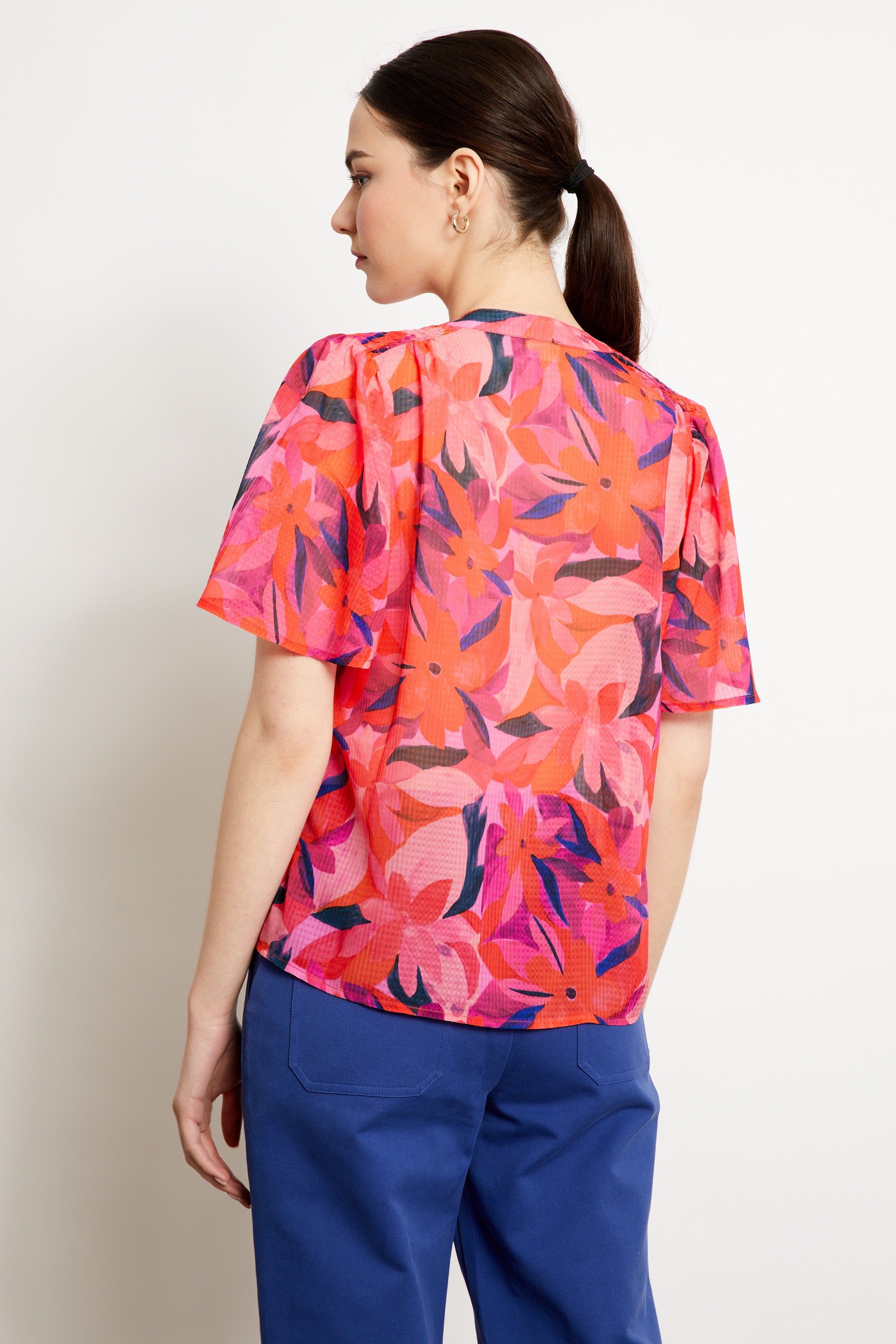 BLOUSE PRISSY - PRINT ANEMONE