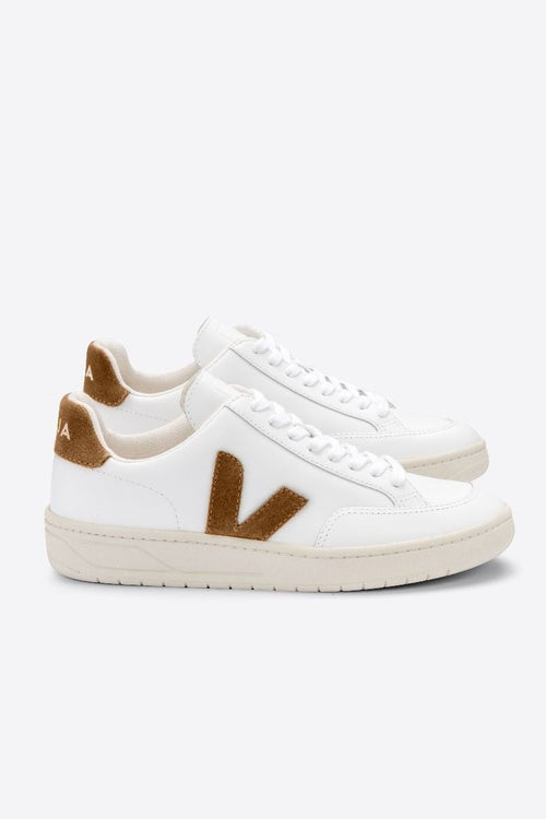 BASKETS VEJA V12  - EXTRA WHITE CAMEL