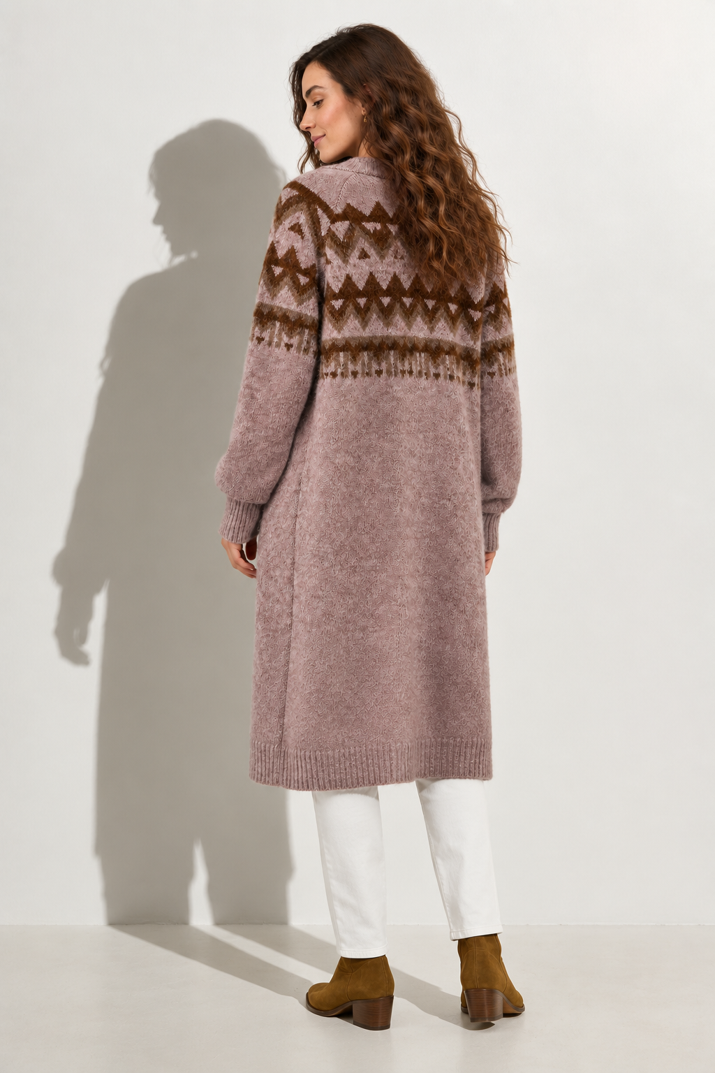 GILET MARCO - LILAS/JACQUARD