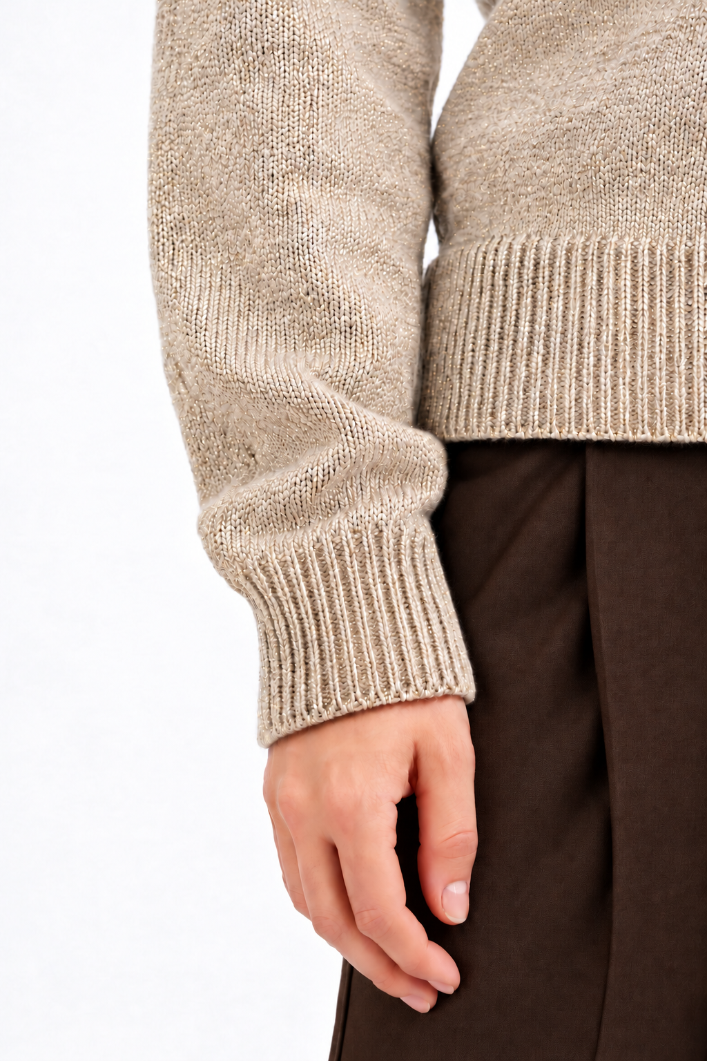 PULL MOMO- BEIGE CHINE