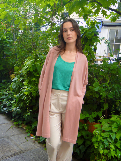 GILET MARC - ROSE TENDRE