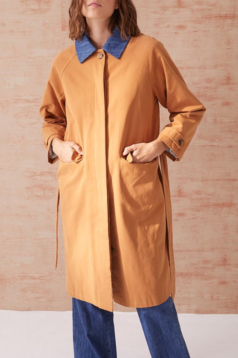 MANTEAU CAPUCINE - CARAMEL