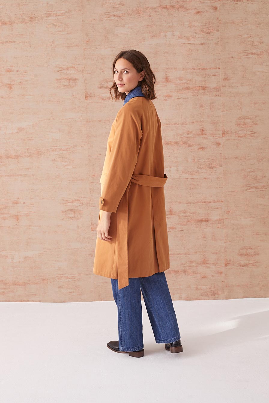 MANTEAU CAPUCINE CARAMEL