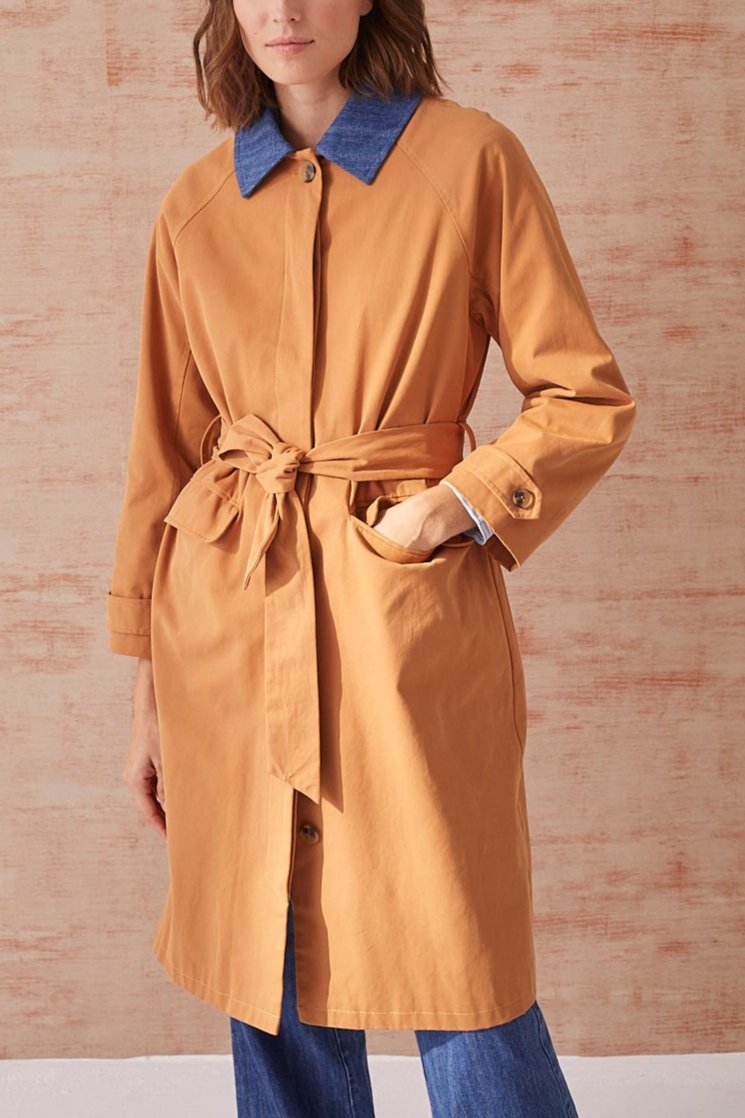 MANTEAU CAPUCINE - CARAMEL