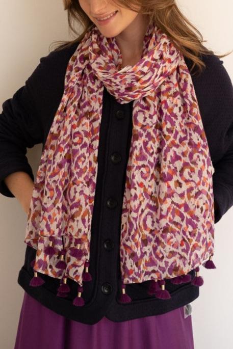 FOULARD FLAVIAN - PRINT IKAT