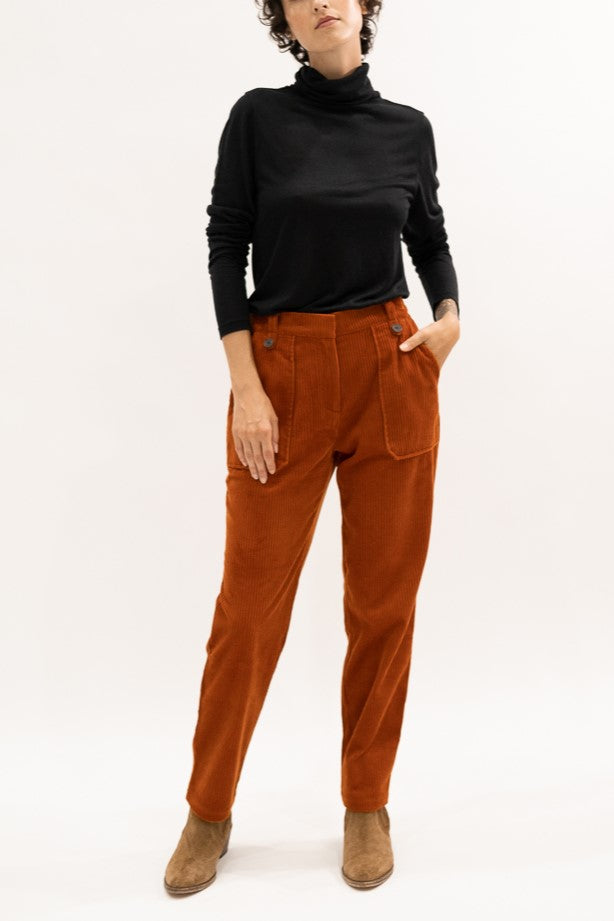 PANTALON VEL - FAUVE