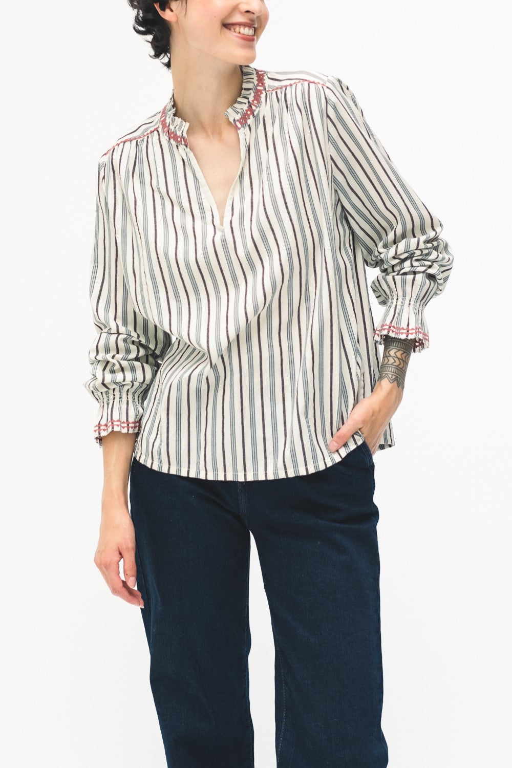 BLOUSE STARK - CASUAL STRIPES