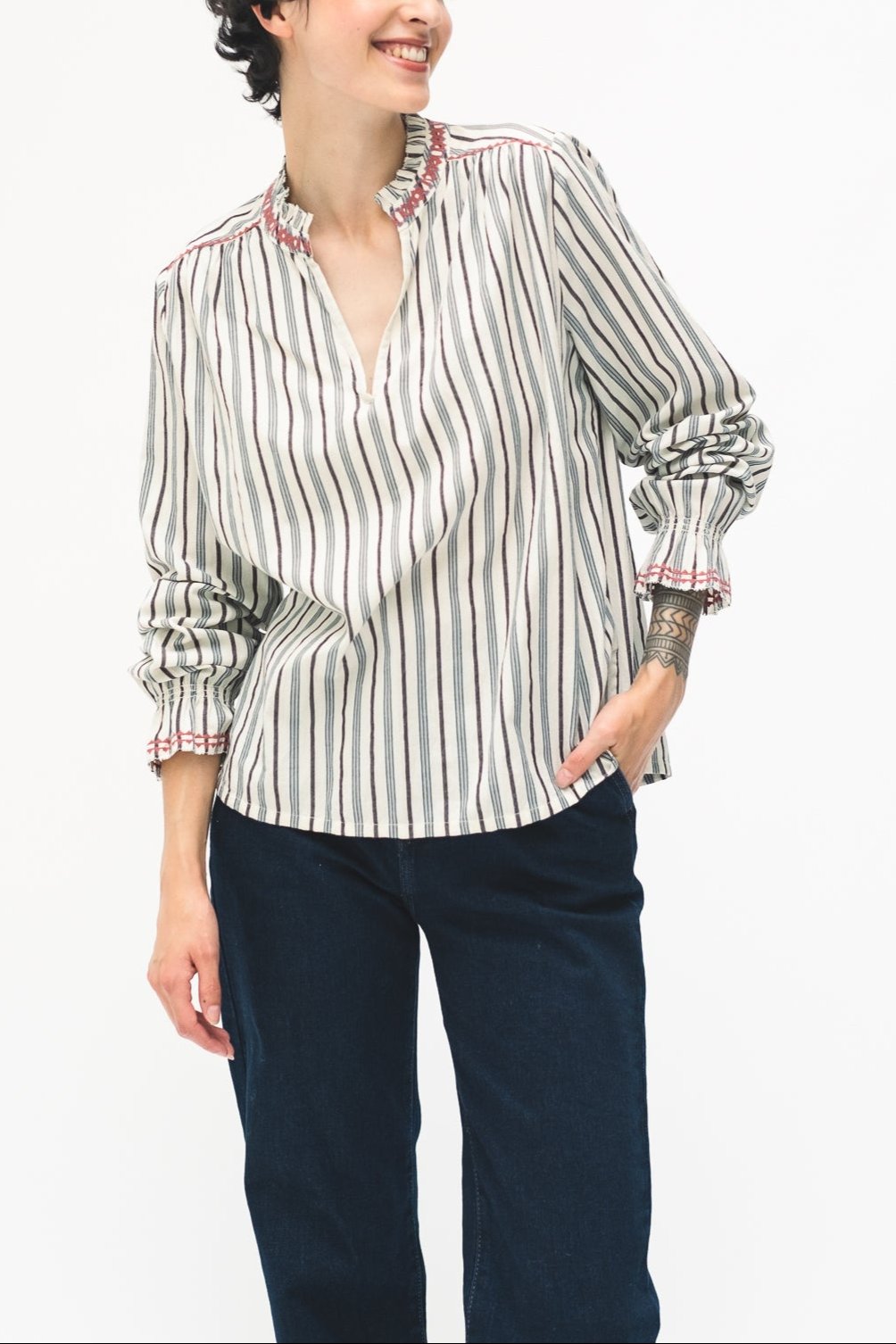 BLOUSE STARK - CASUAL STRIPES