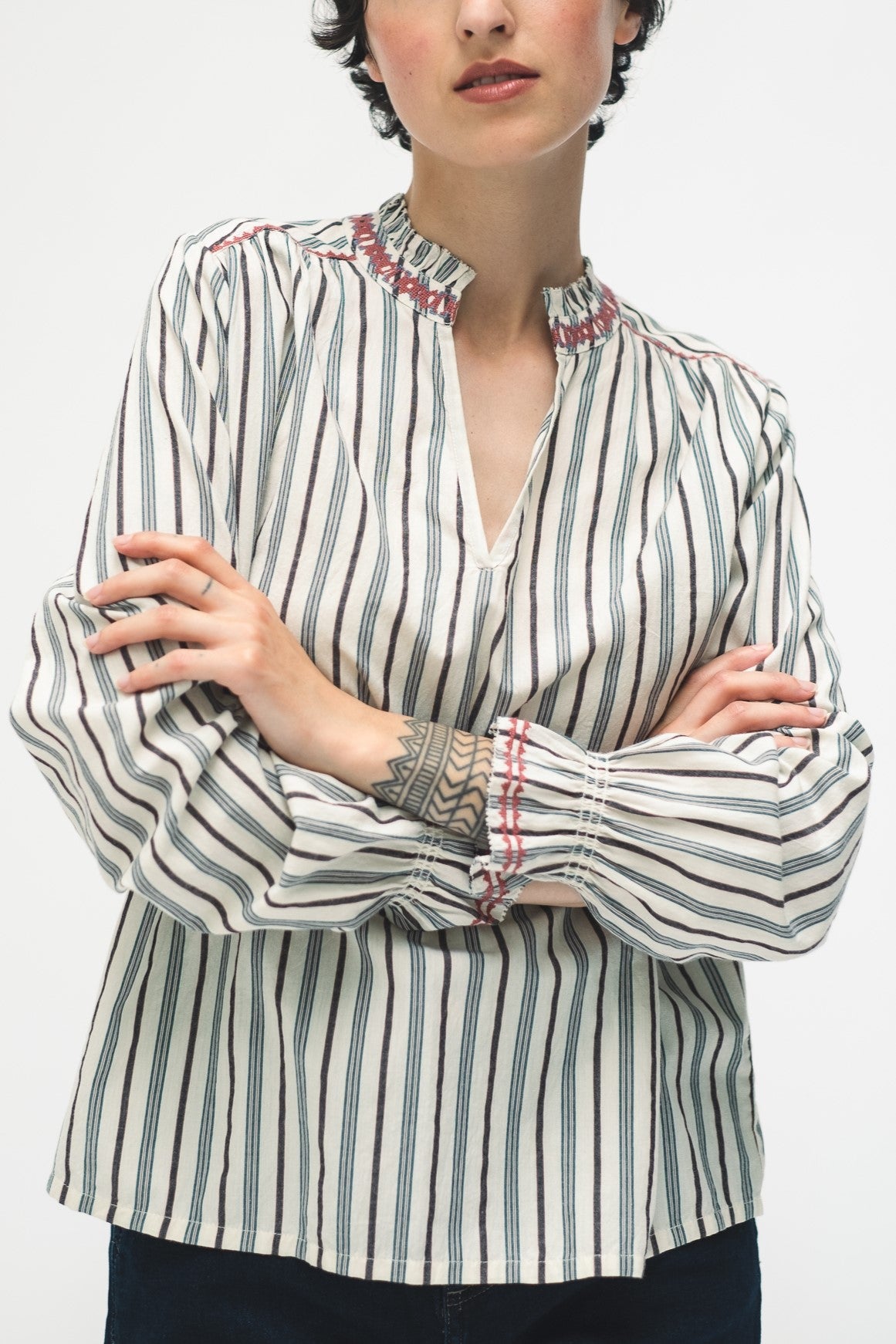 BLOUSE STARK - CASUAL STRIPES