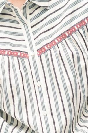 CHEMISE STASSY - CASUAL STRIPES