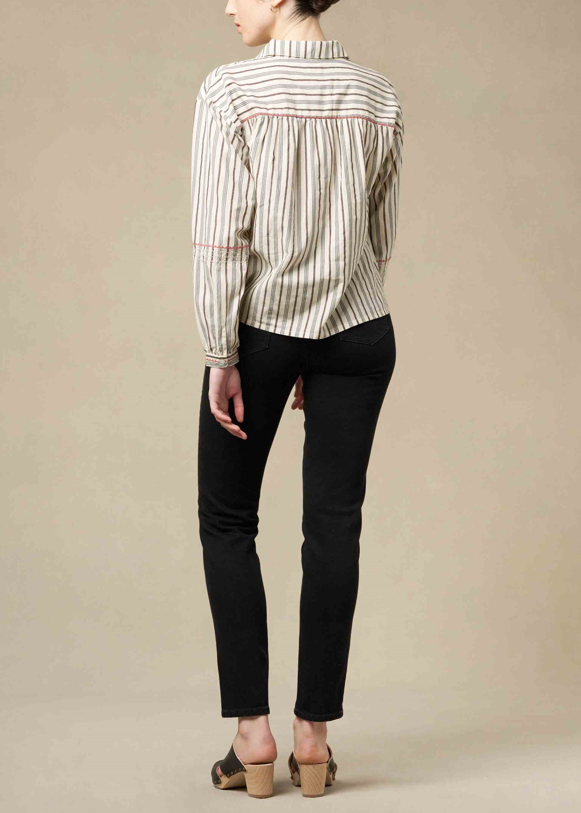 CHEMISE STASSY - CASUAL STRIPES