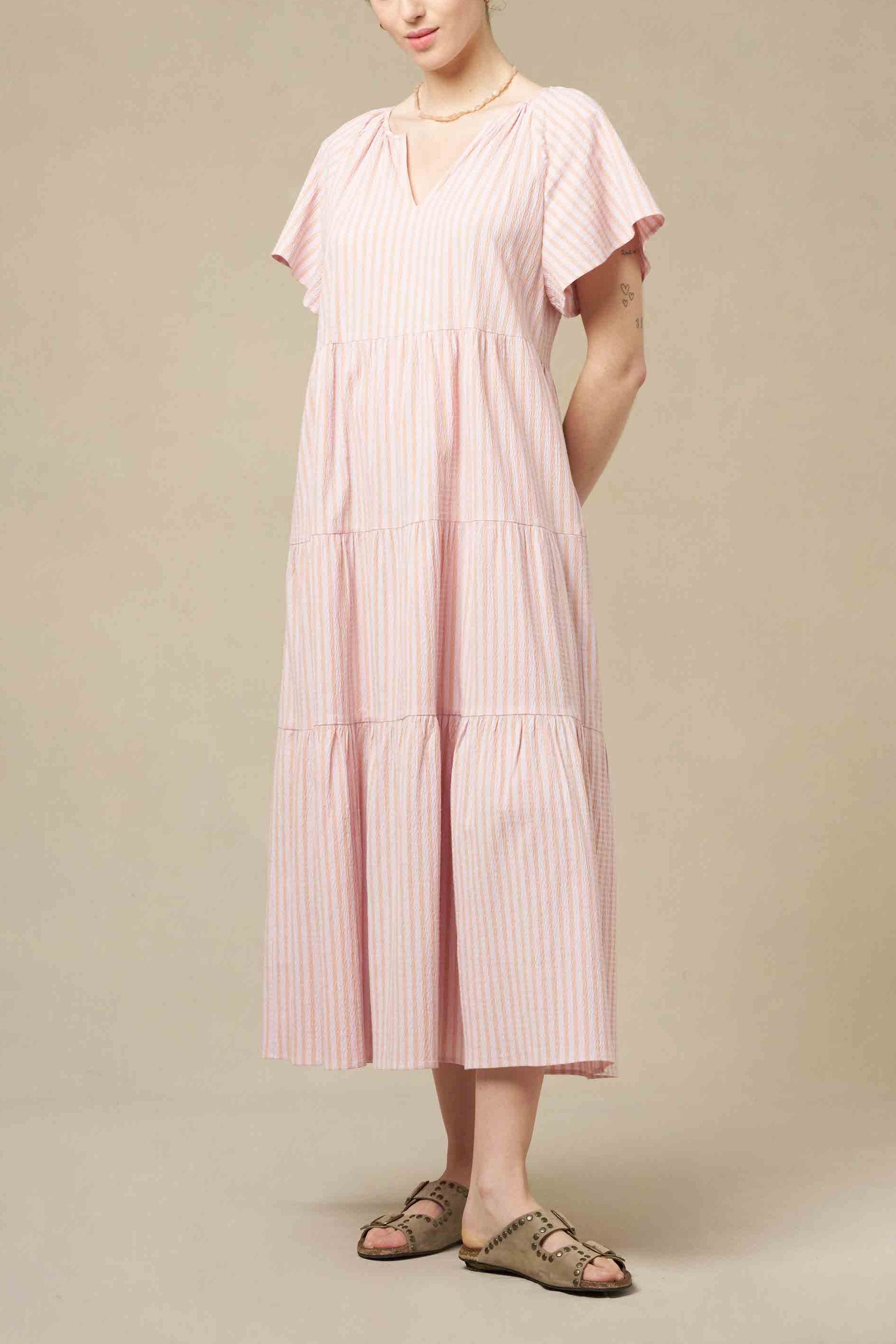 ROBE PICA - LILAS STRIPES