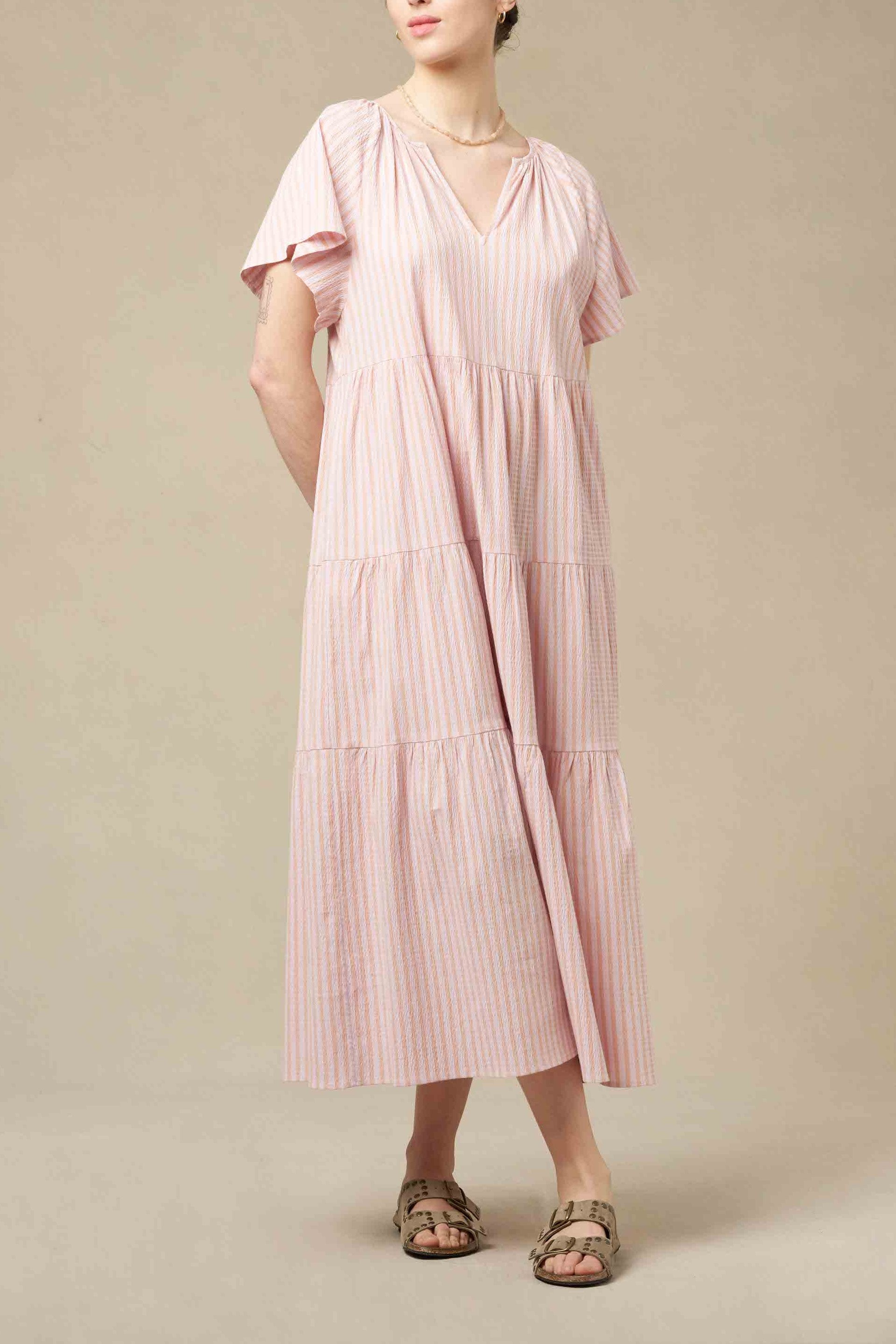 ROBE PICA - LILAS STRIPES