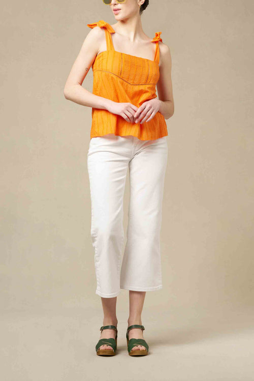 BLOUSE PANPILLE - ORANGE