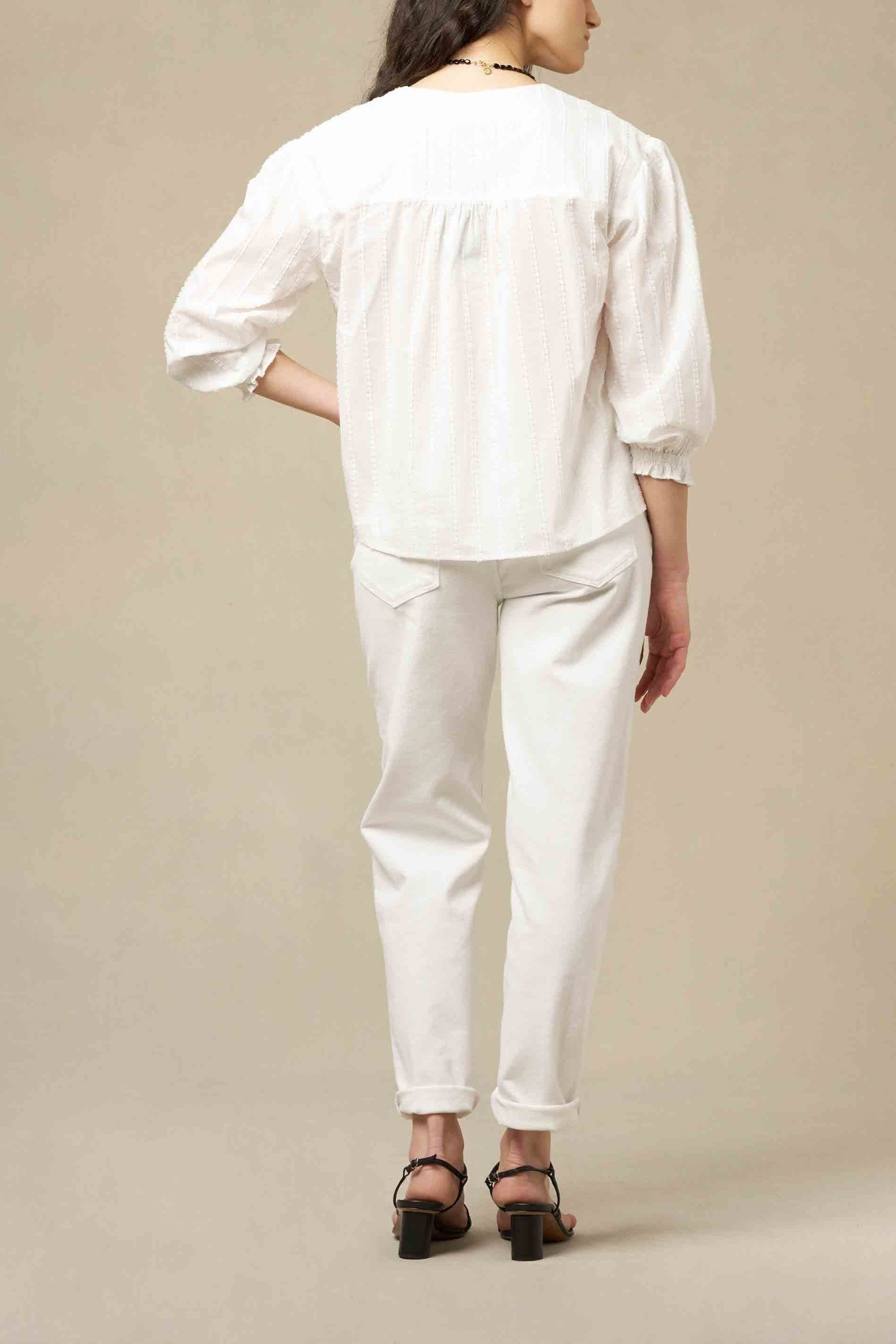 BLOUSE PANKA - BLANC