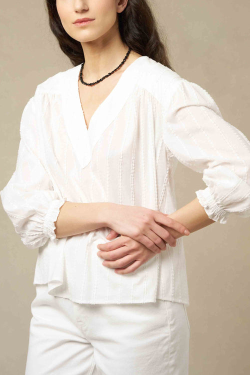 BLOUSE PANKA - BLANC