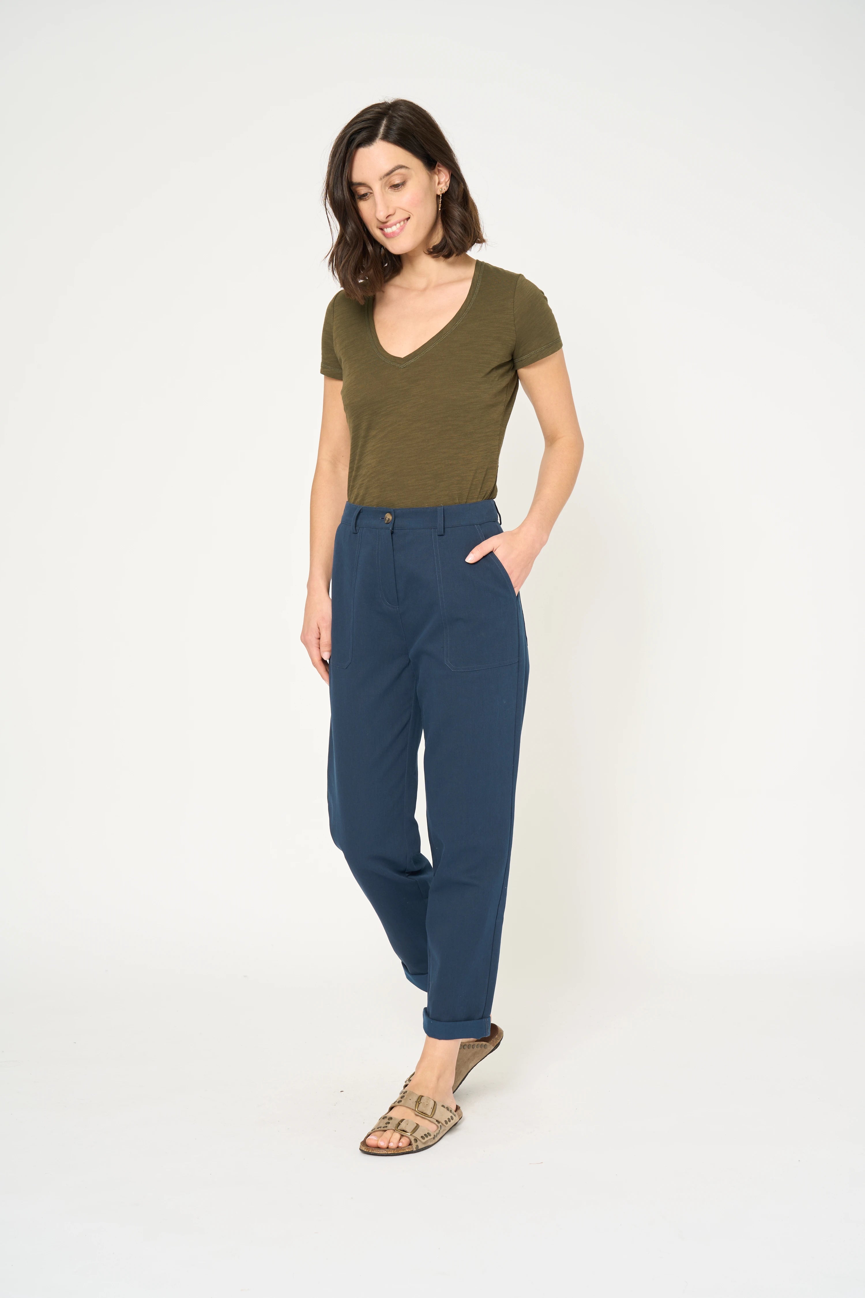 PANTALON RYLESA - MARINE