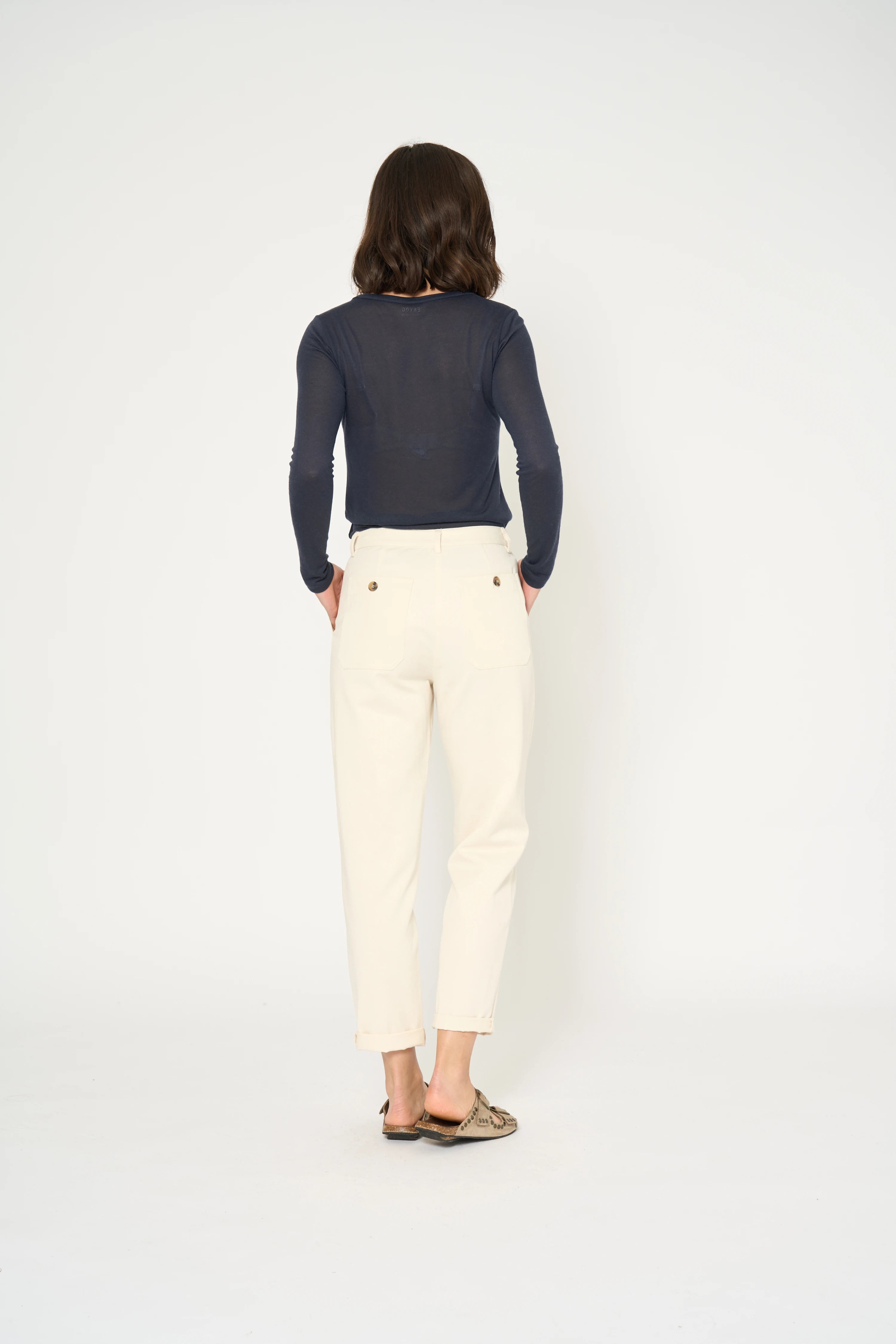 PANTALON RYLESA - VANILLE