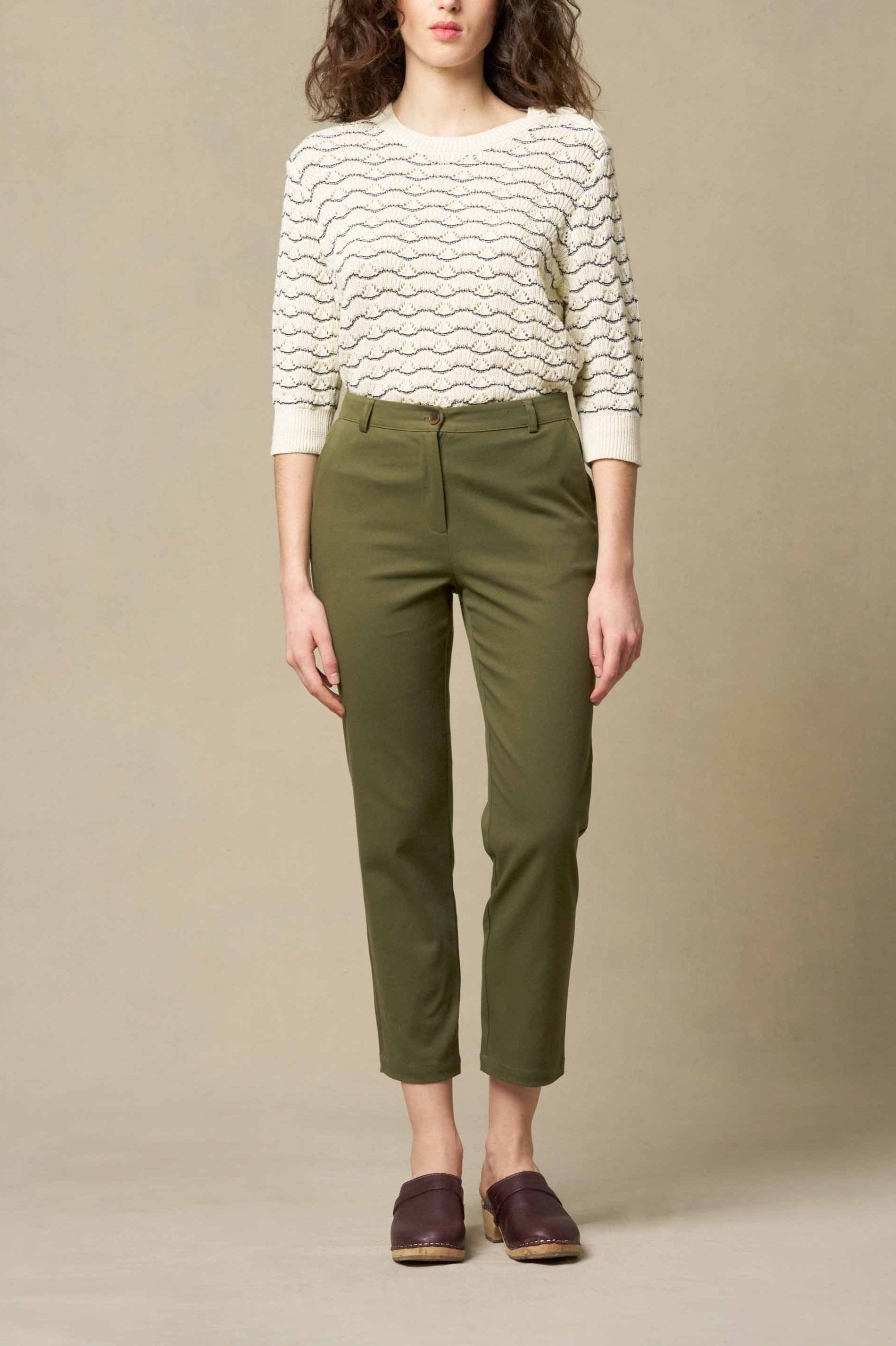 PANTALON ELANOR - OSEILLE