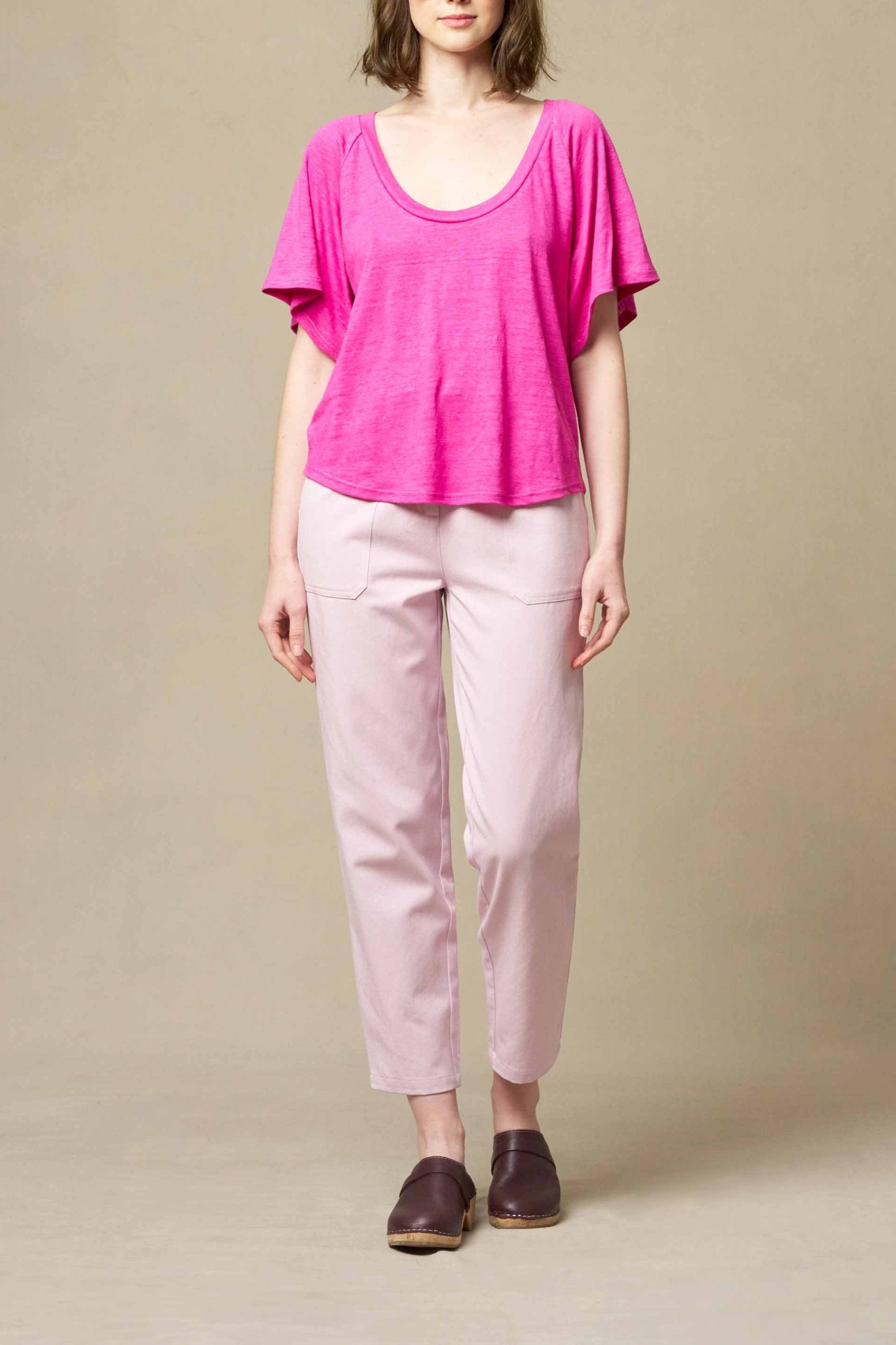 TEE-SHIRT TALOU - FUSCHIA