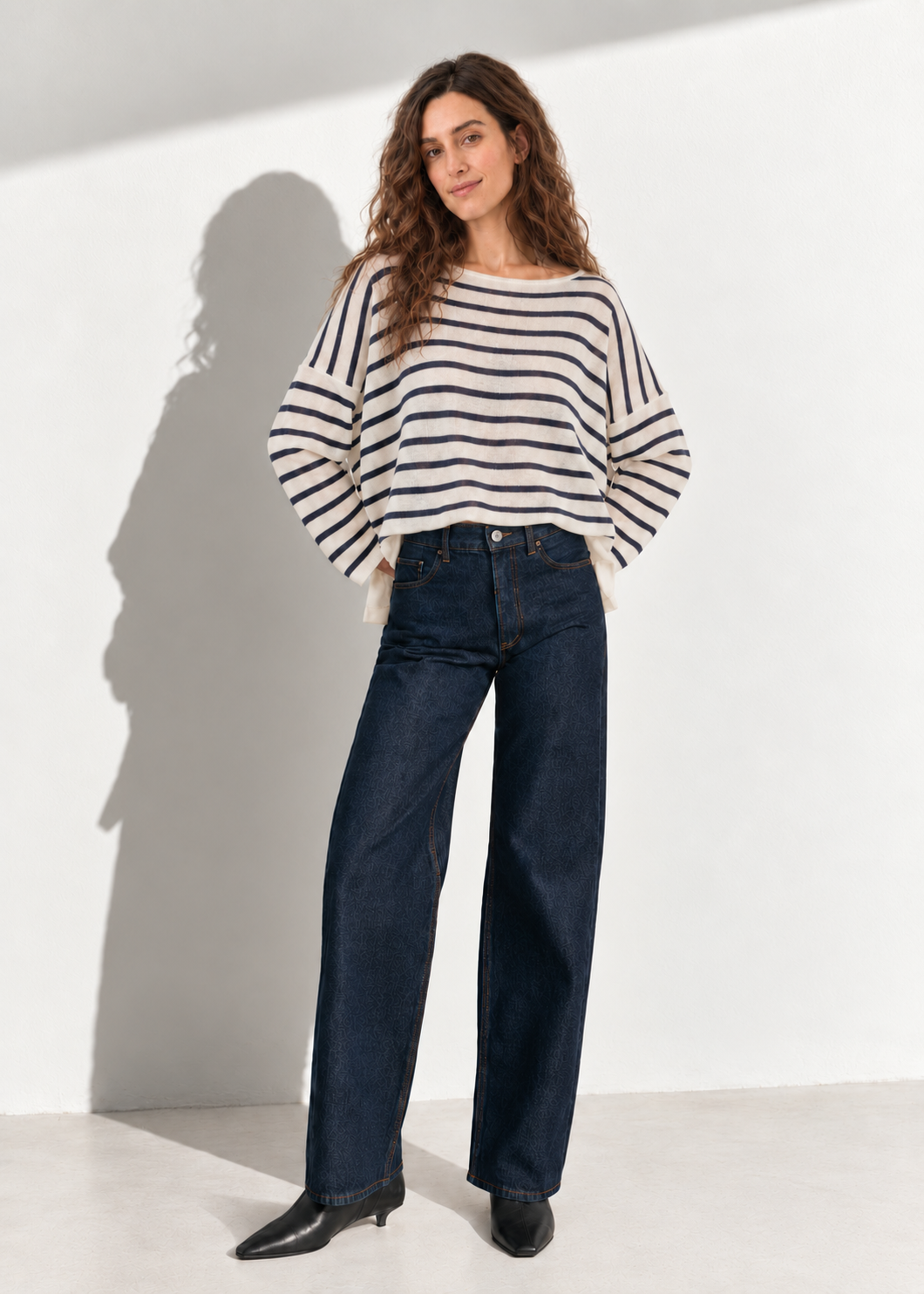 PULL ELIA - OFFWHITE MARINE