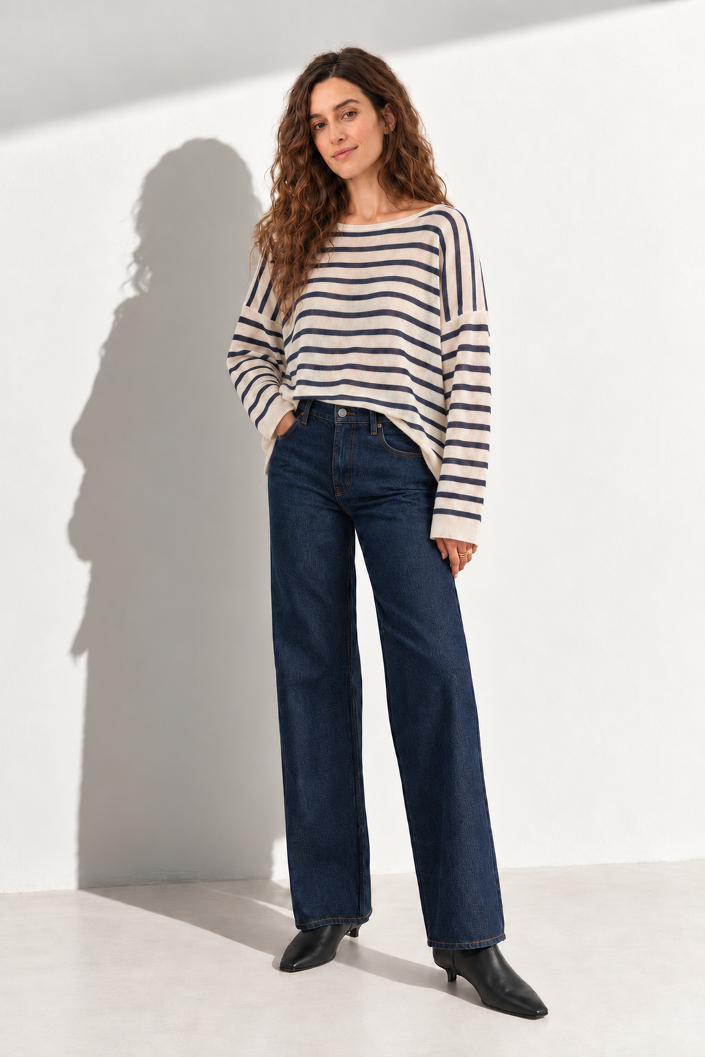 PULL ELIA - OFFWHITE MARINE