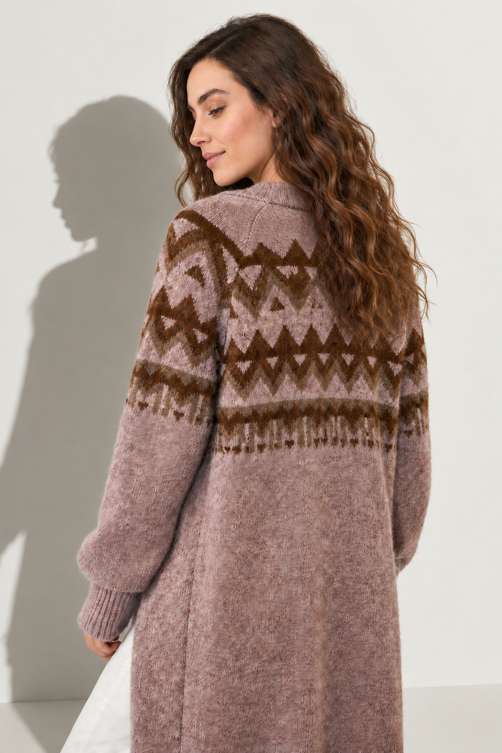GILET MARCO - LILAS/JACQUARD