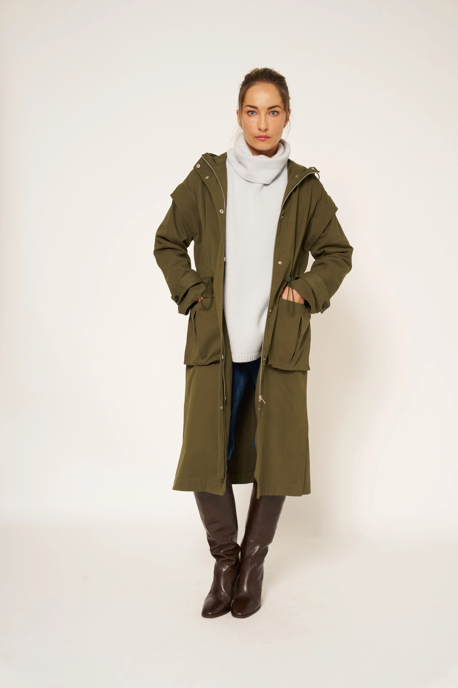 MANTEAU CALVIN - KAKI