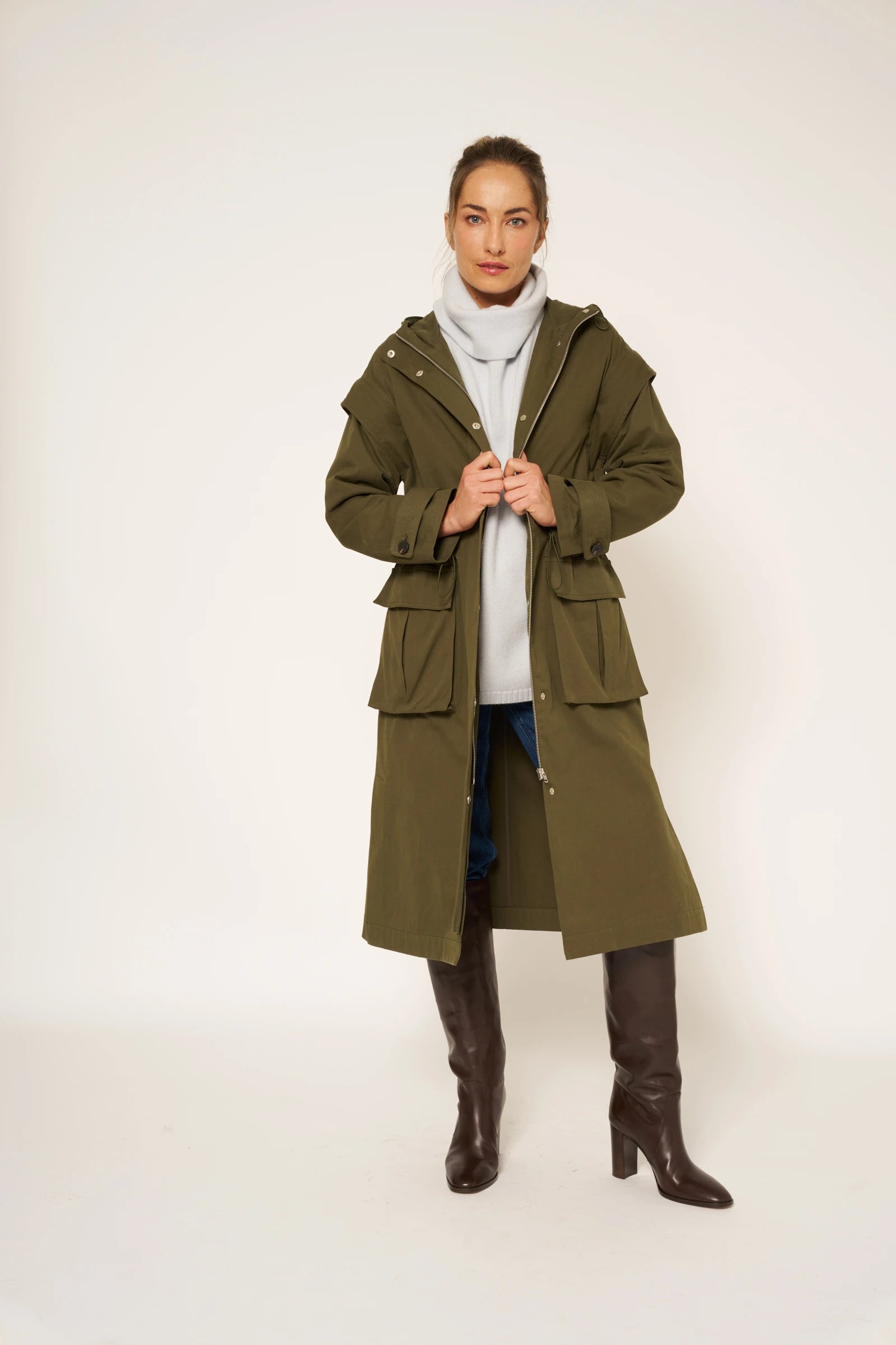 MANTEAU CALVIN - KAKI