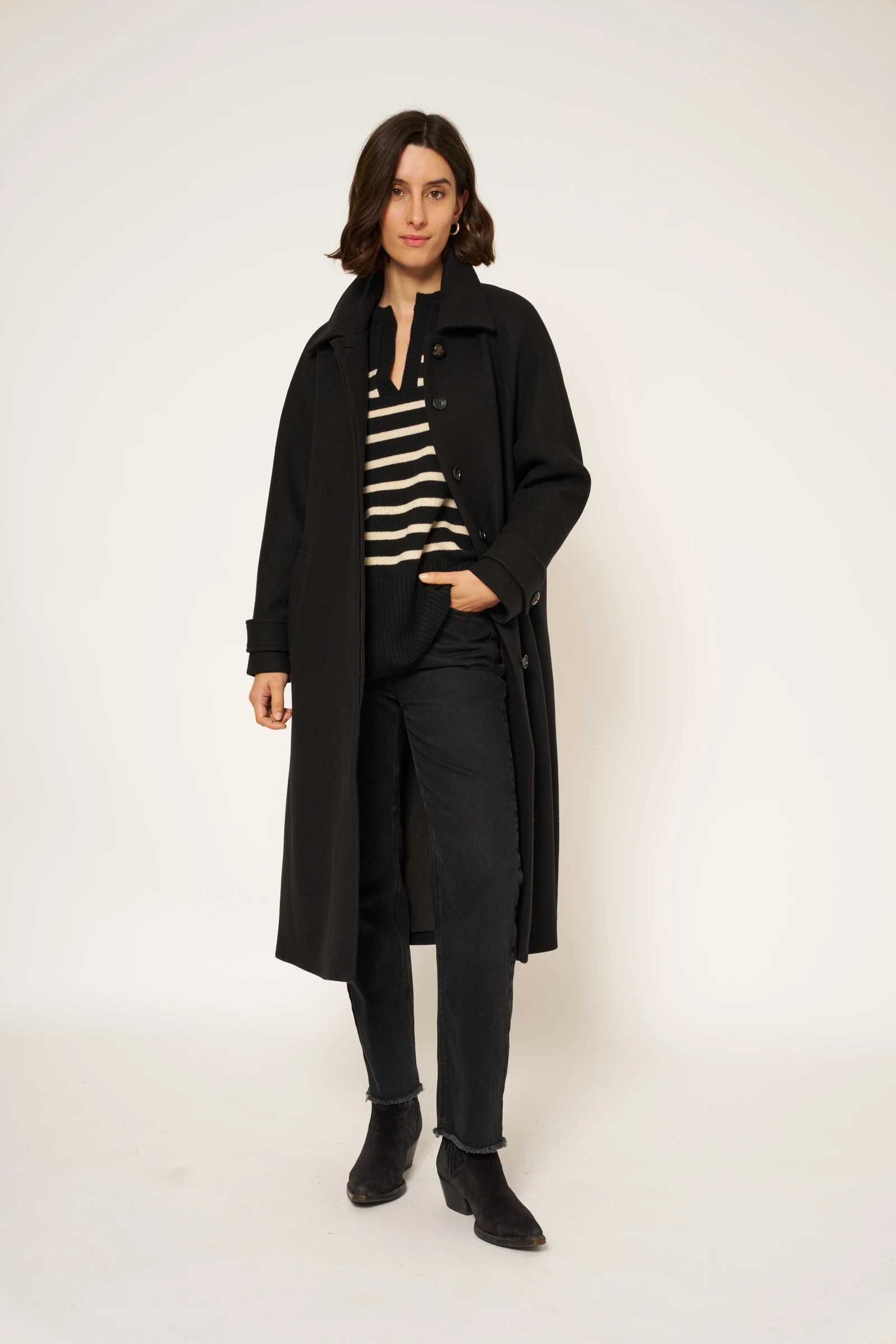 MANTEAU CORY - NOIR