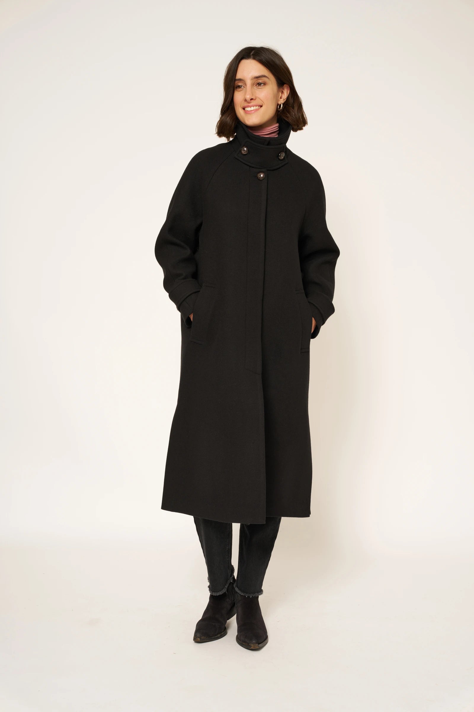 MANTEAU CORY - NOIR