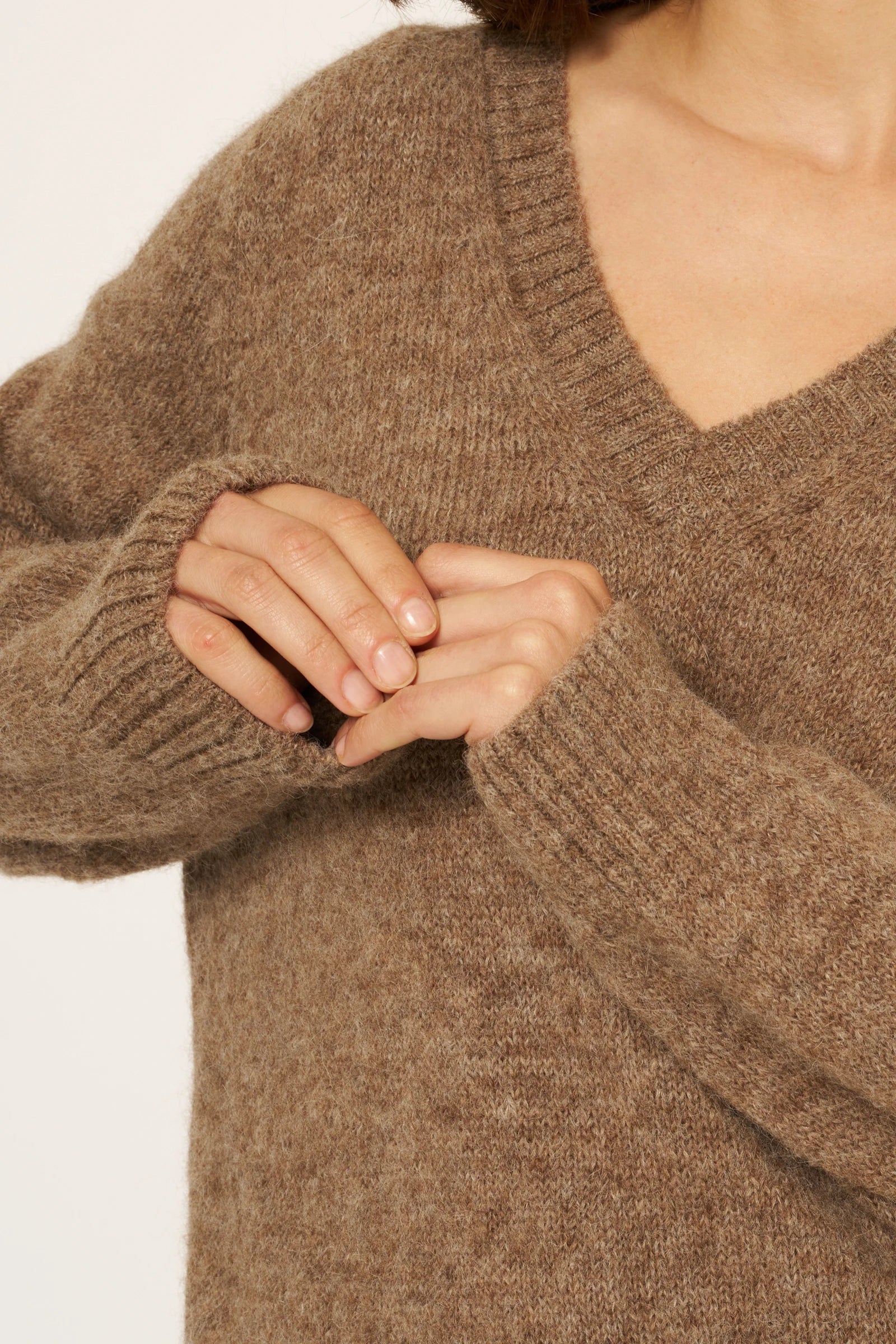 PULL MIRANDE - TAUPE