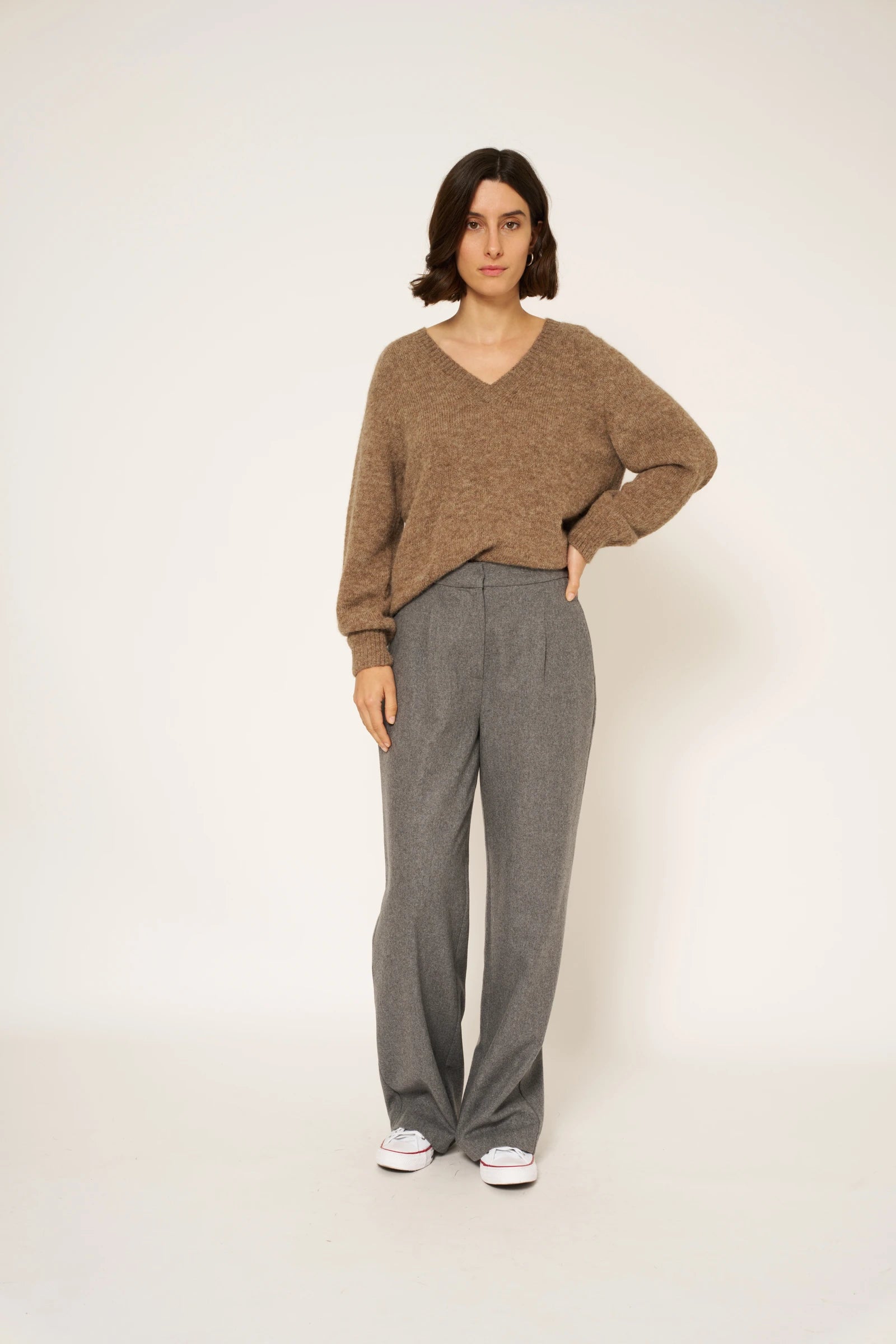 PULL MIRANDE - TAUPE