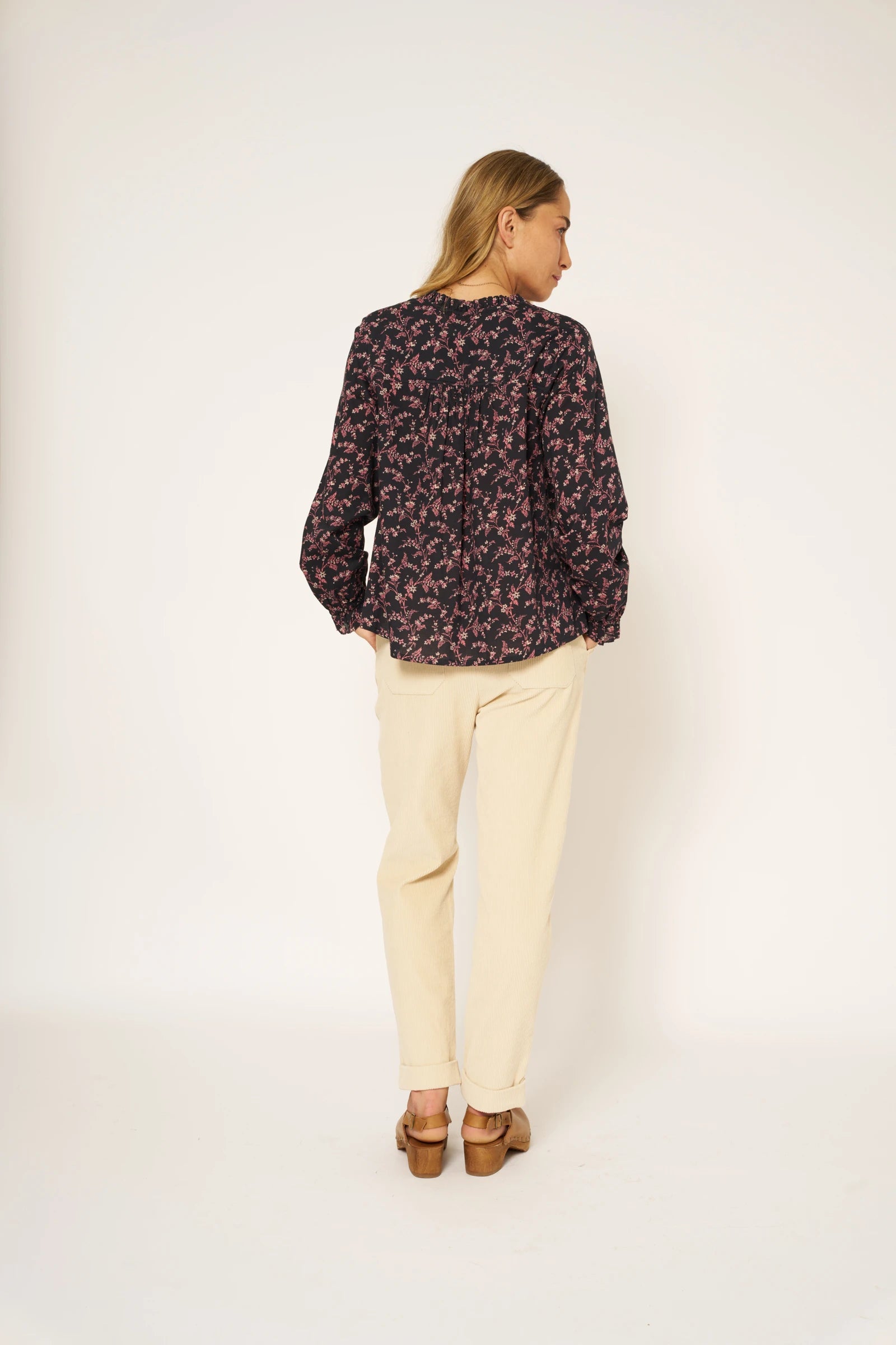 BLOUSE PARVINE - PRINT BOUQUET