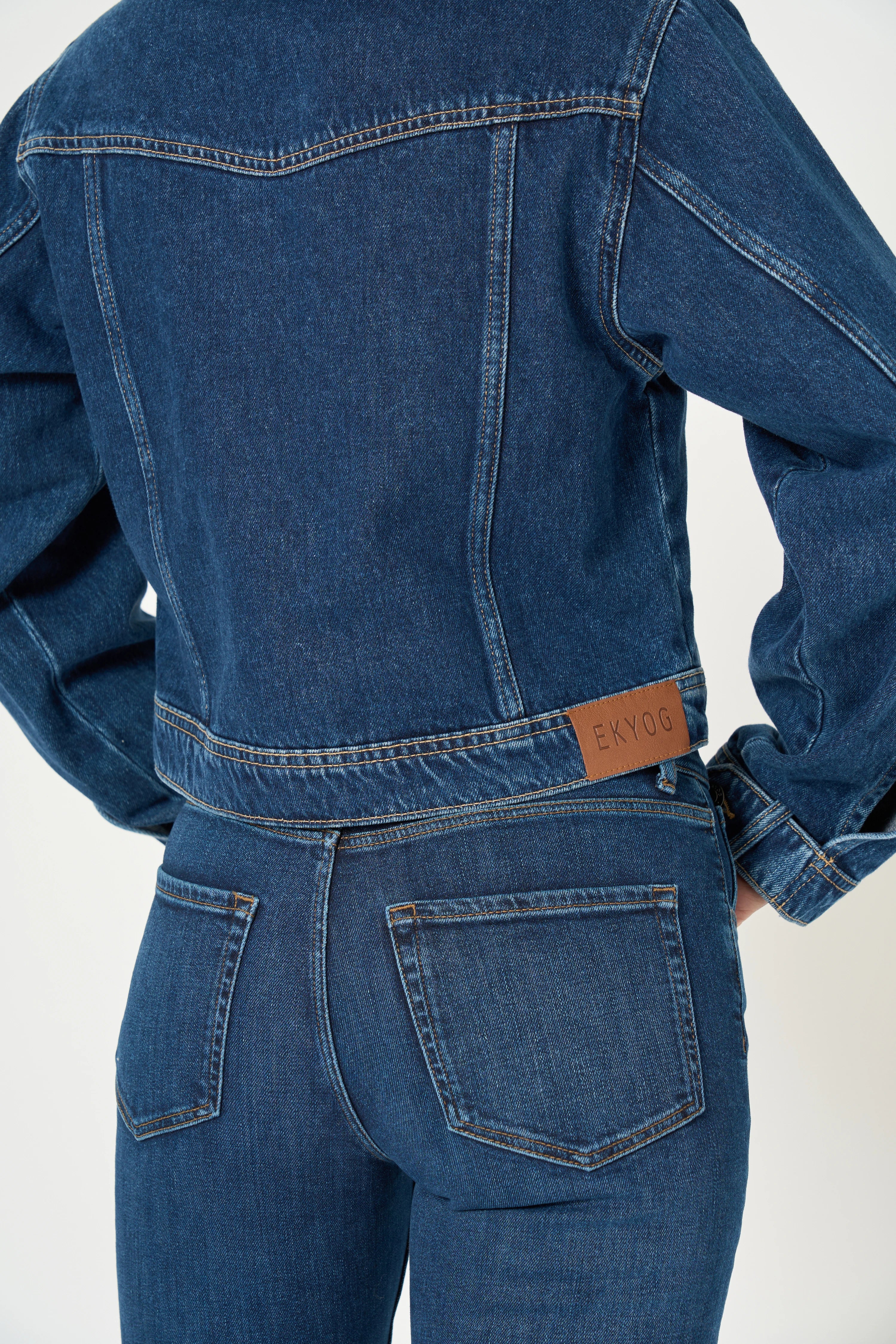 VESTE JANICE - MEDIUM BLEU