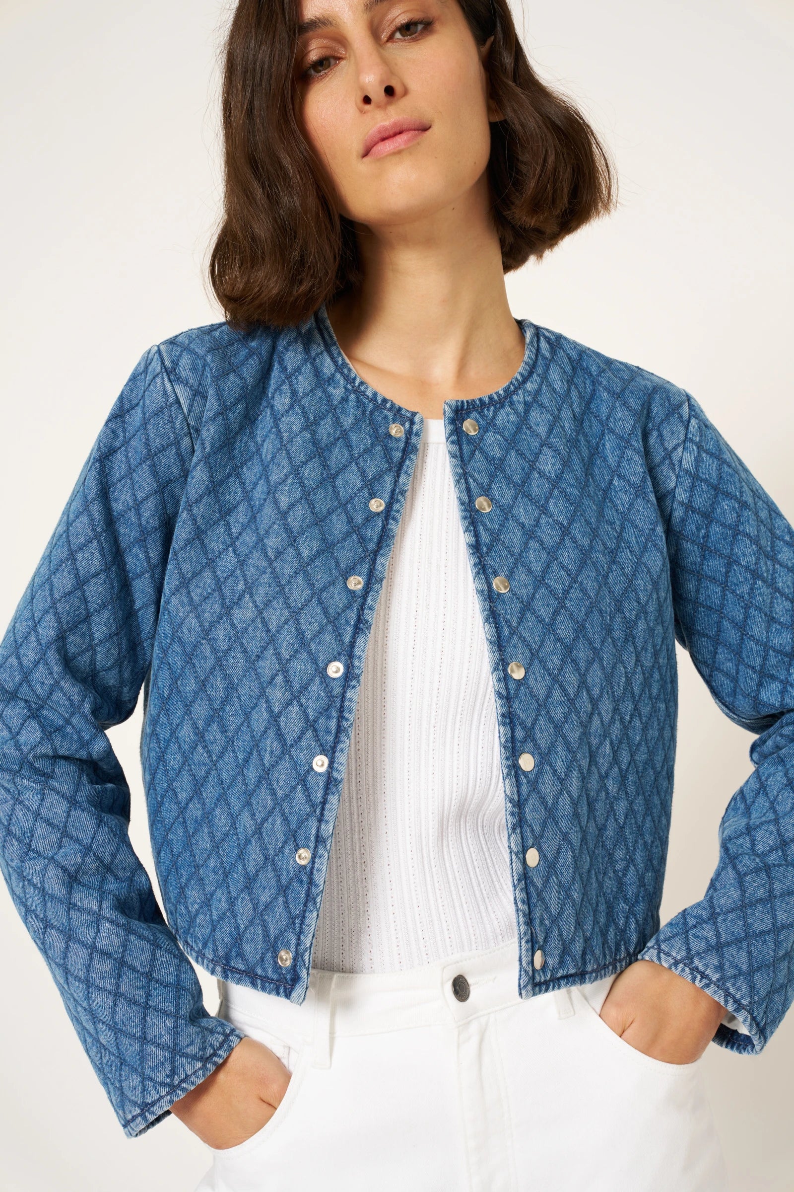 VESTE JUNON - MEDIUM BLEU