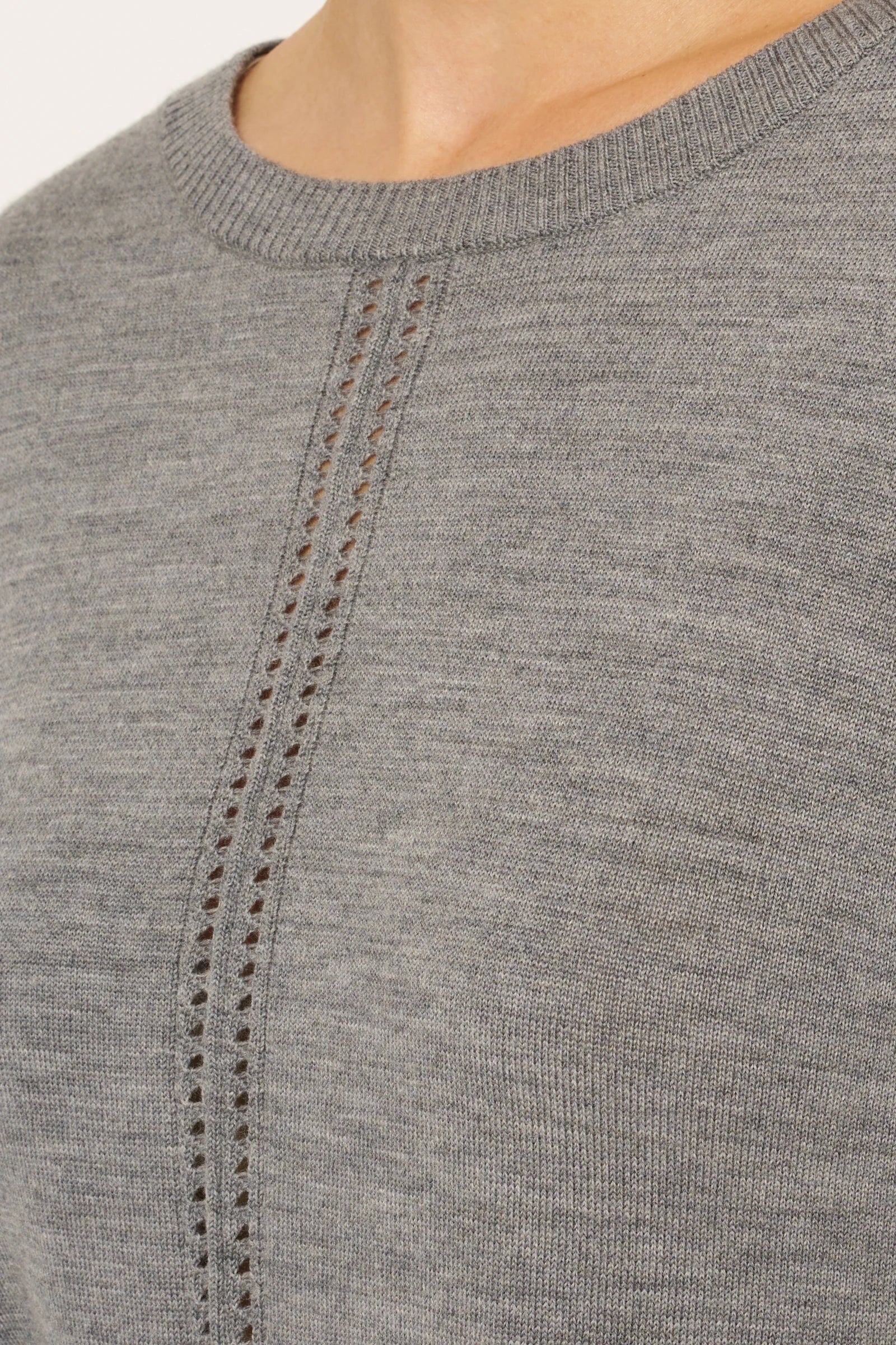 PULL MAKINO - GRIS CHINE