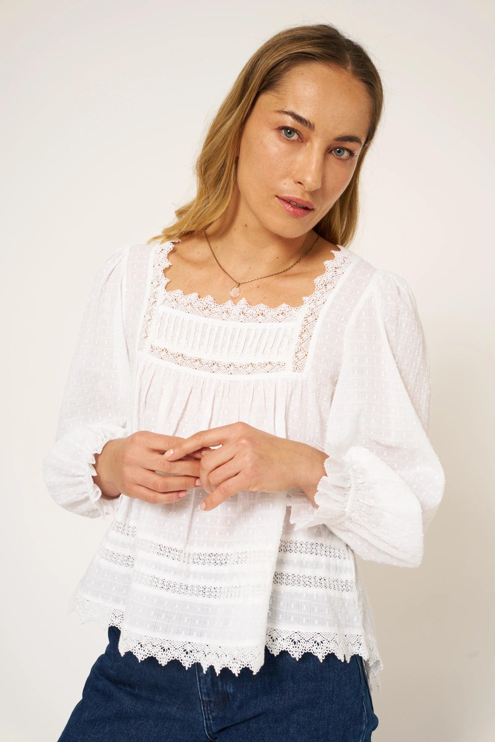 BLOUSE FAREL - BLANC