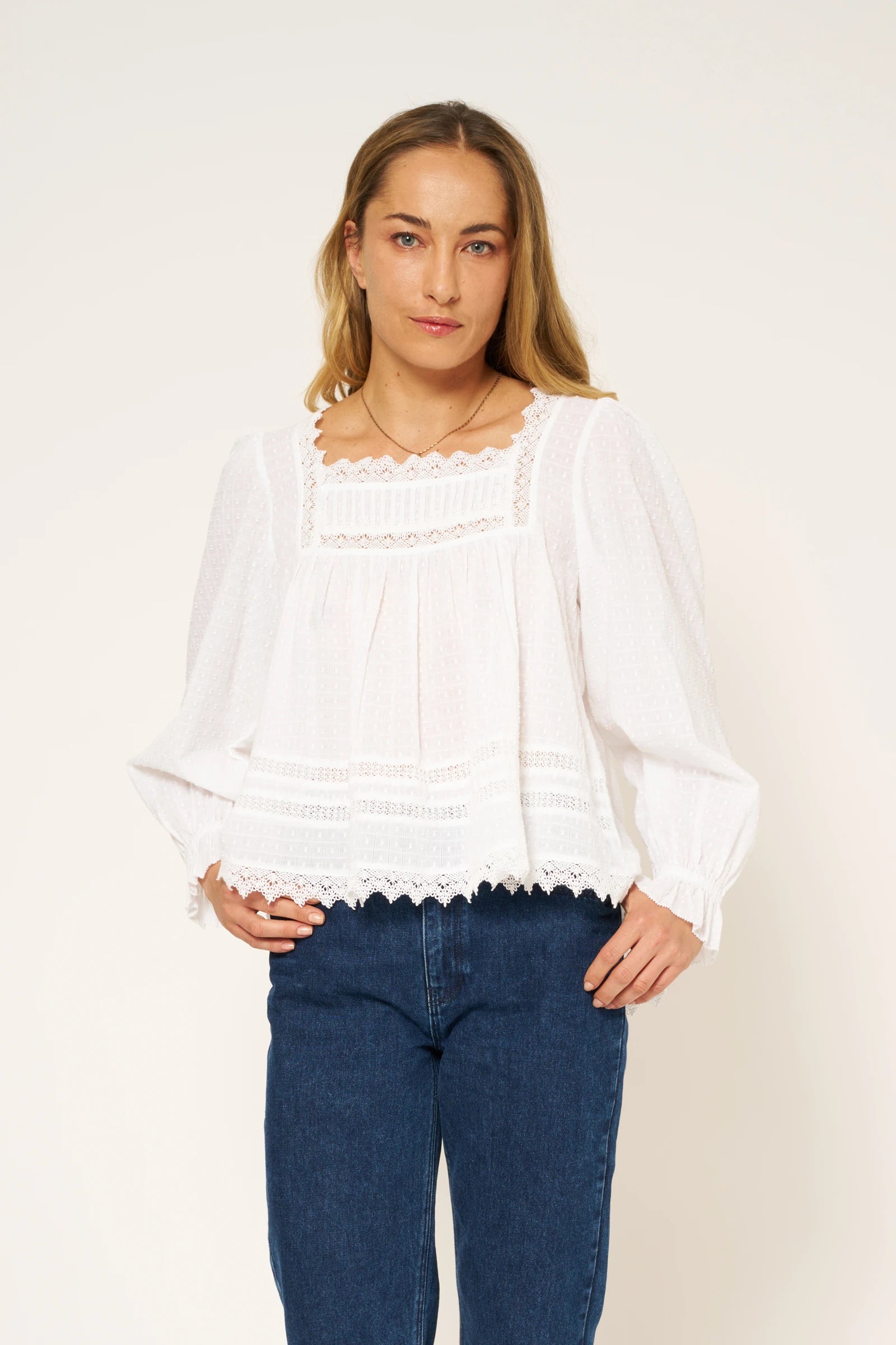 BLOUSE FAREL - BLANC