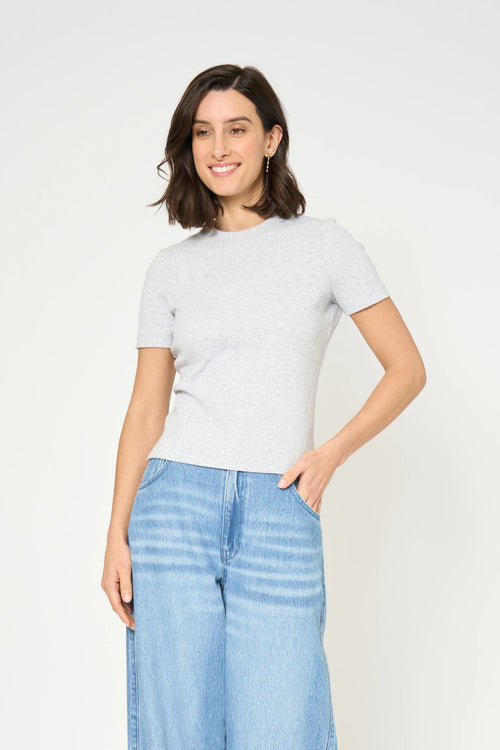 TSHIRT TRISTAN - GRIS CHINE