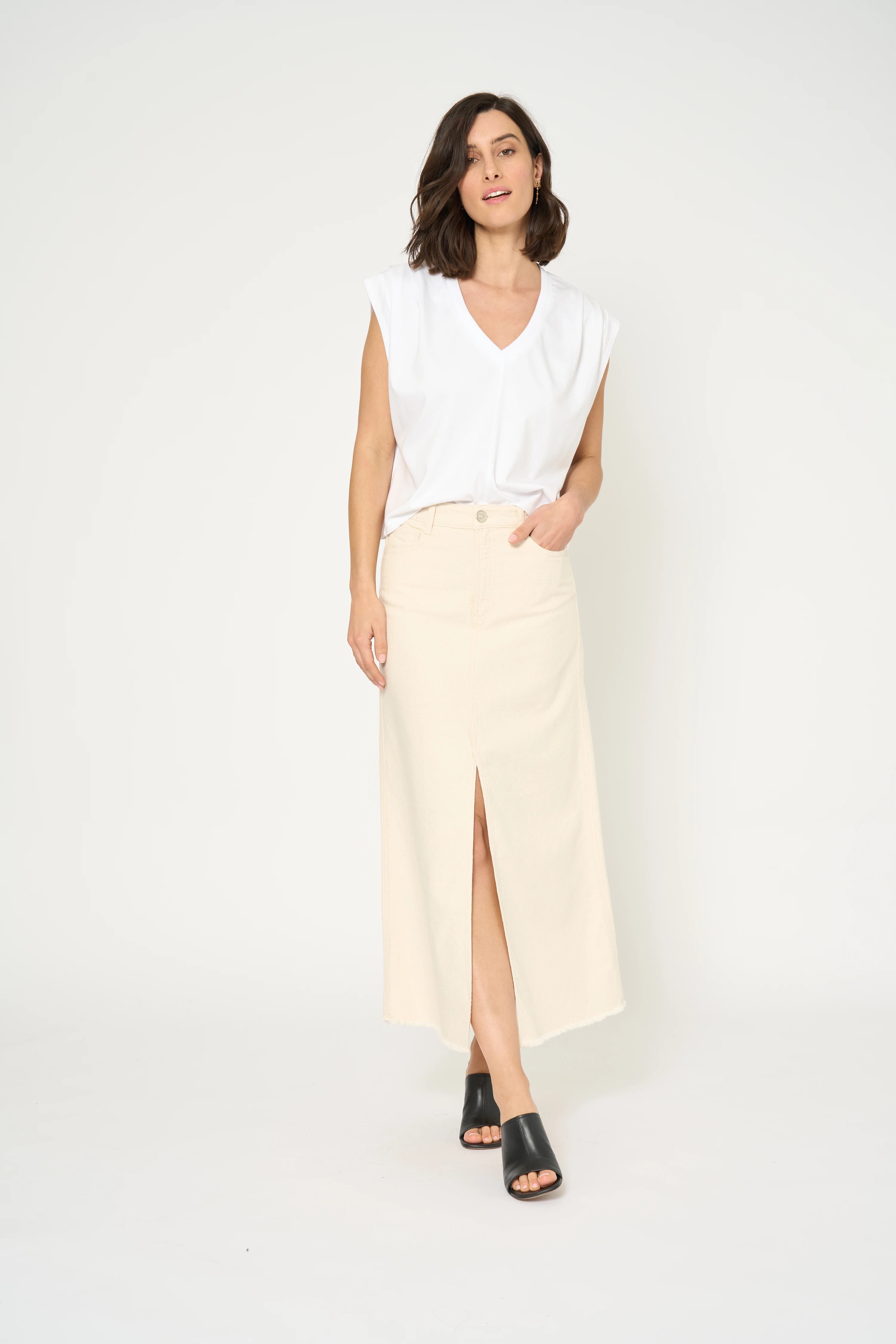 TSHIRT TANIS - BLANC