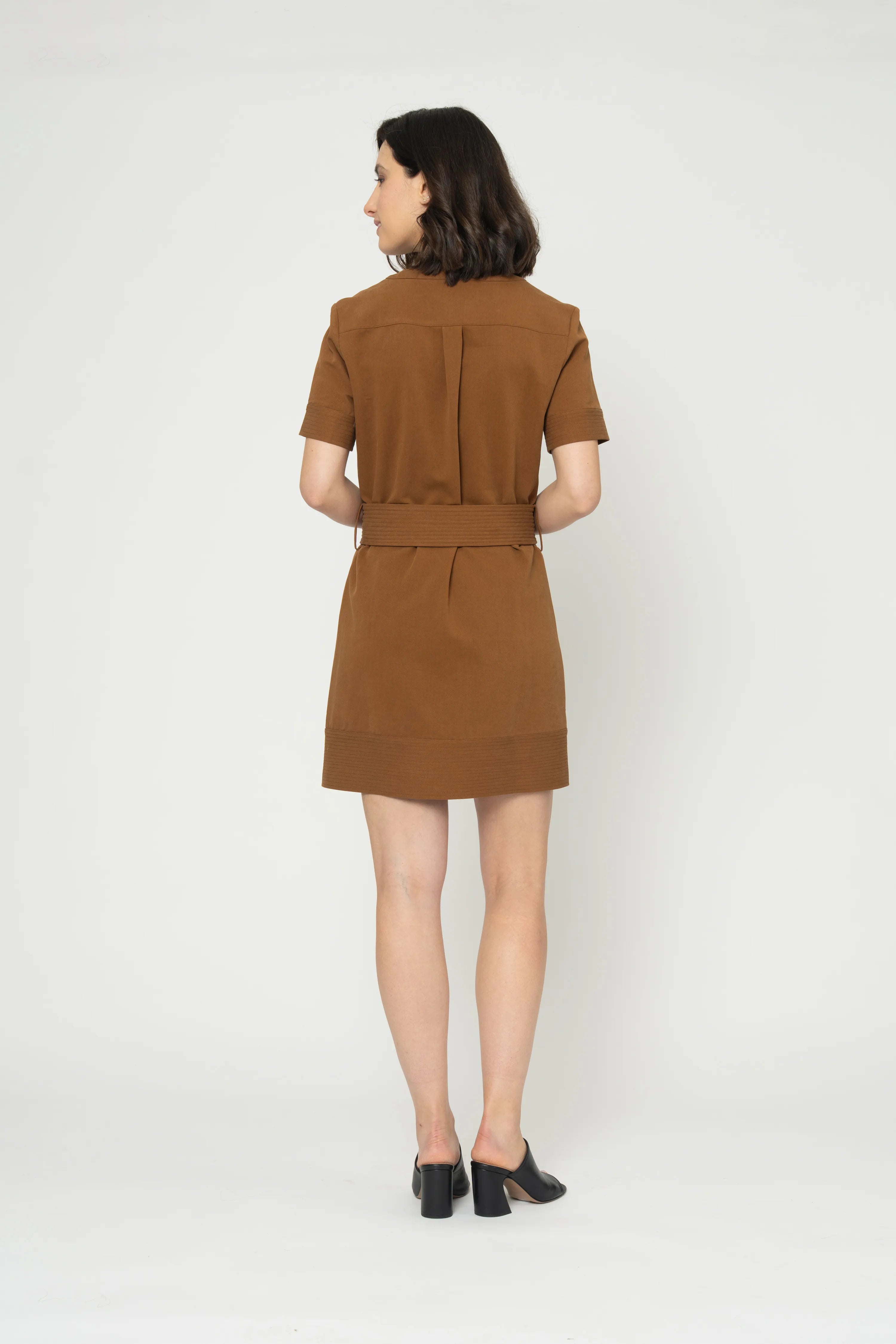 ROBE SADIE - TABAC
