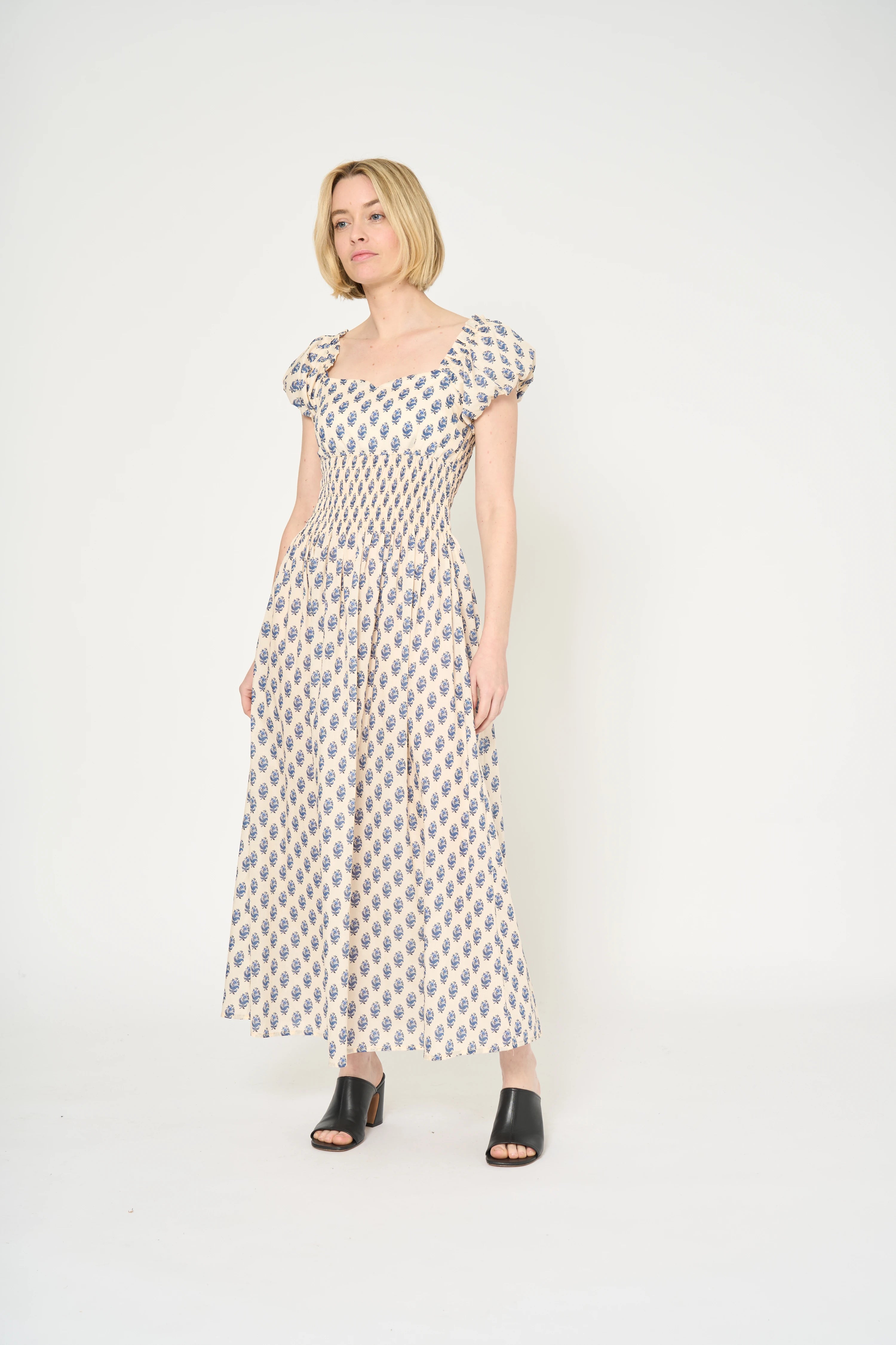 ROBE SOAN - PRINT PROVENCE BLUE