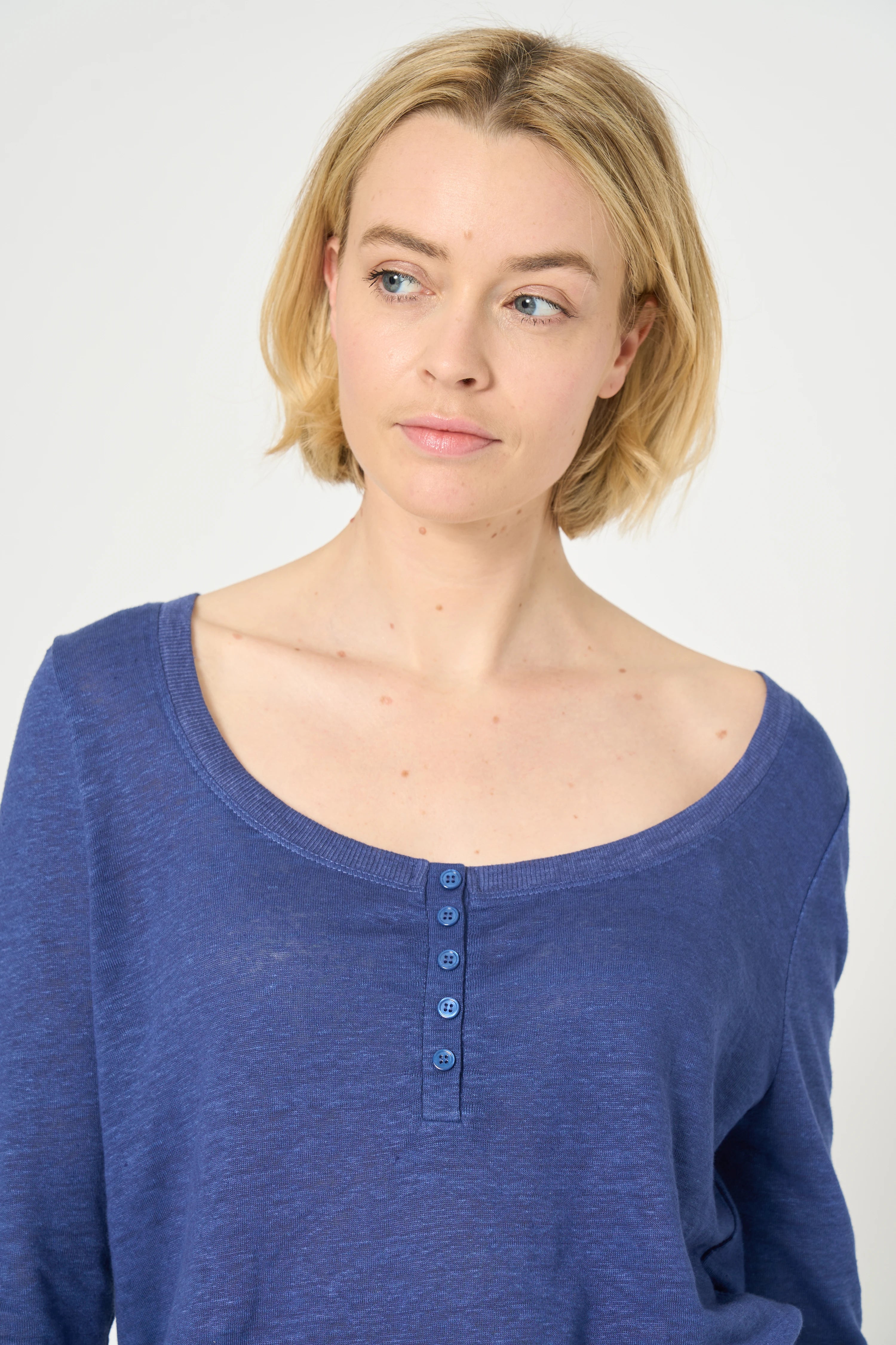 TSHIRT TALINE - BLEU ROI