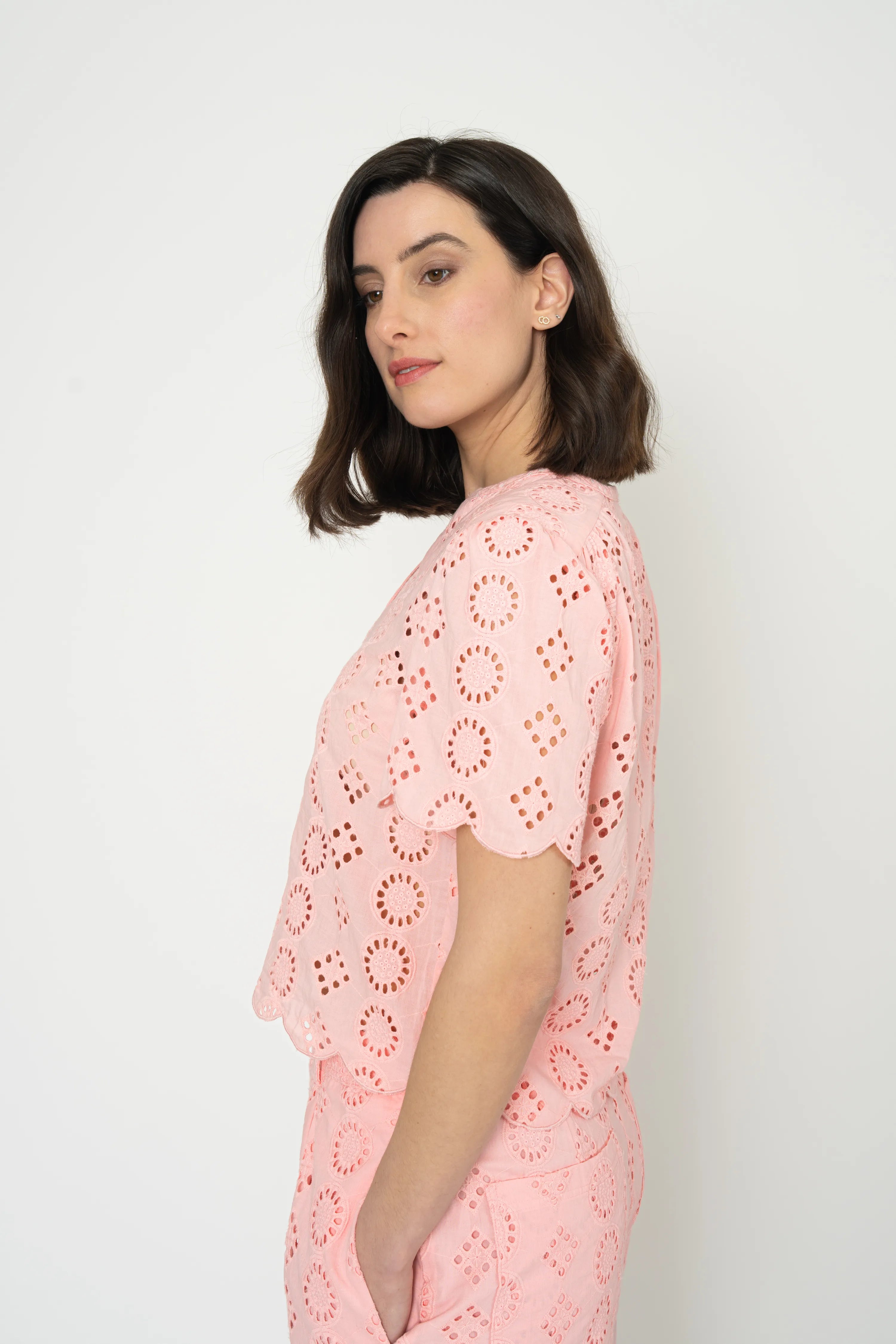 CHEMISE BANJO - ROSE TENDRE