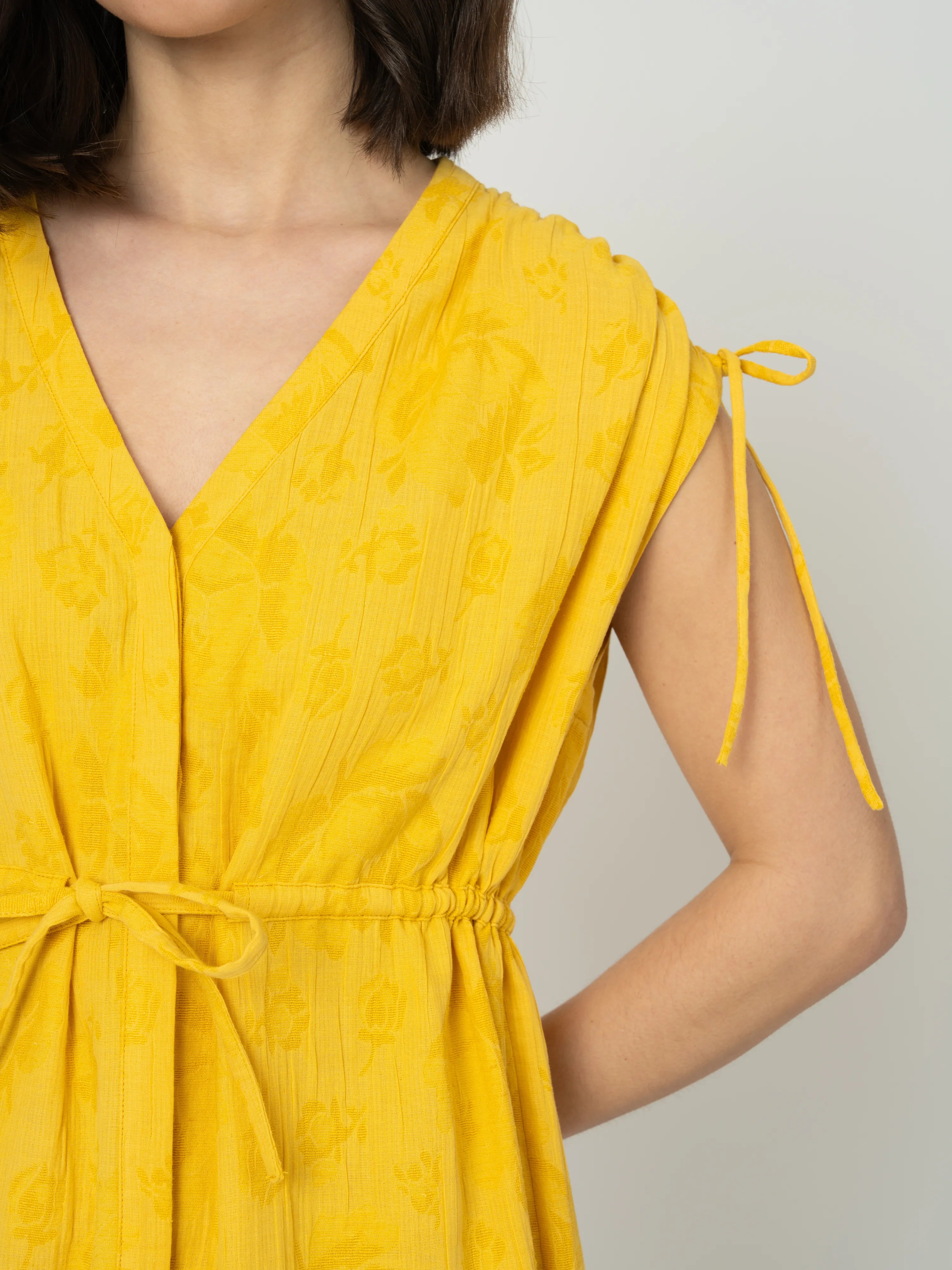 ROBE ANNAELLE - JAUNE