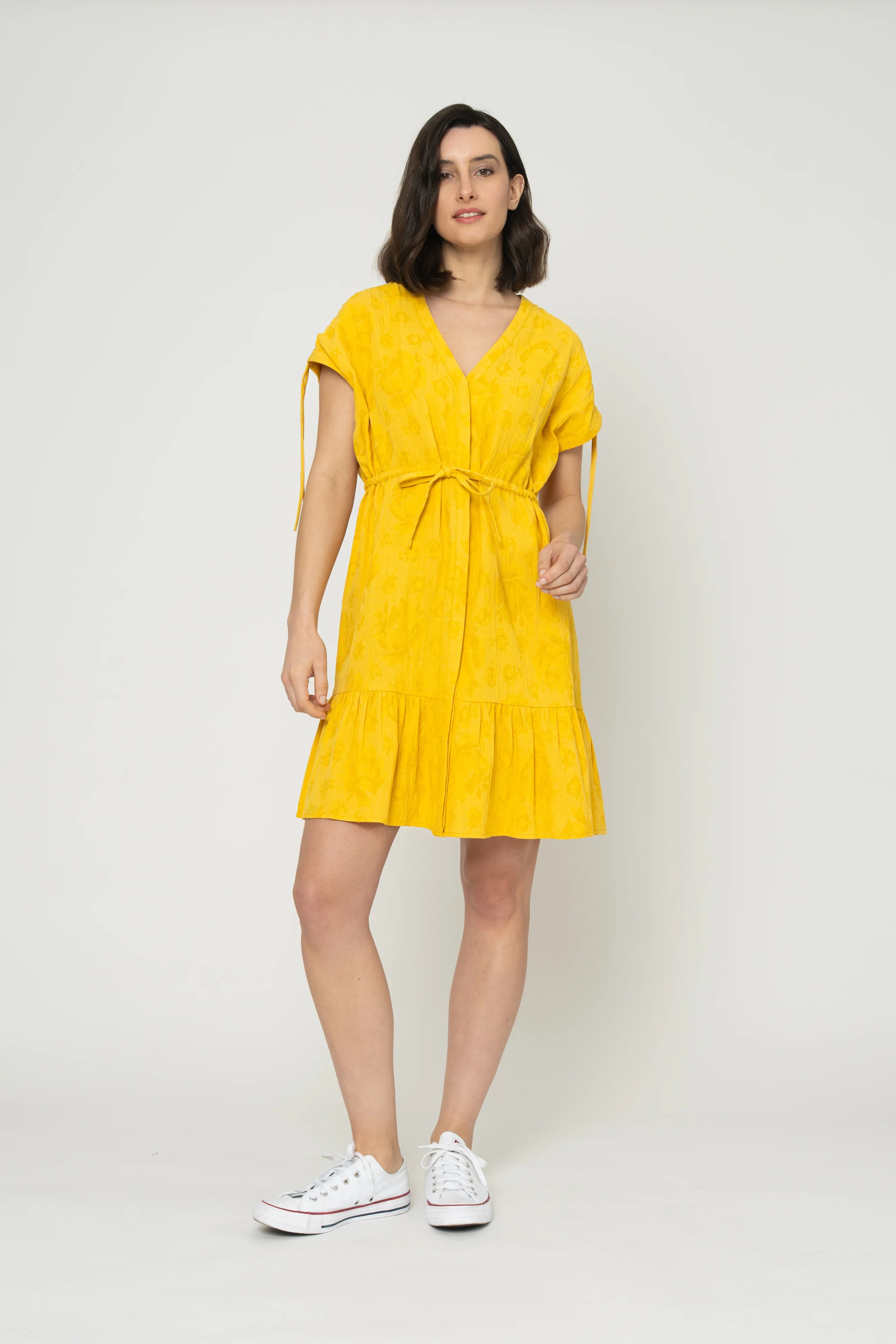 ROBE ANNAELLE - JAUNE
