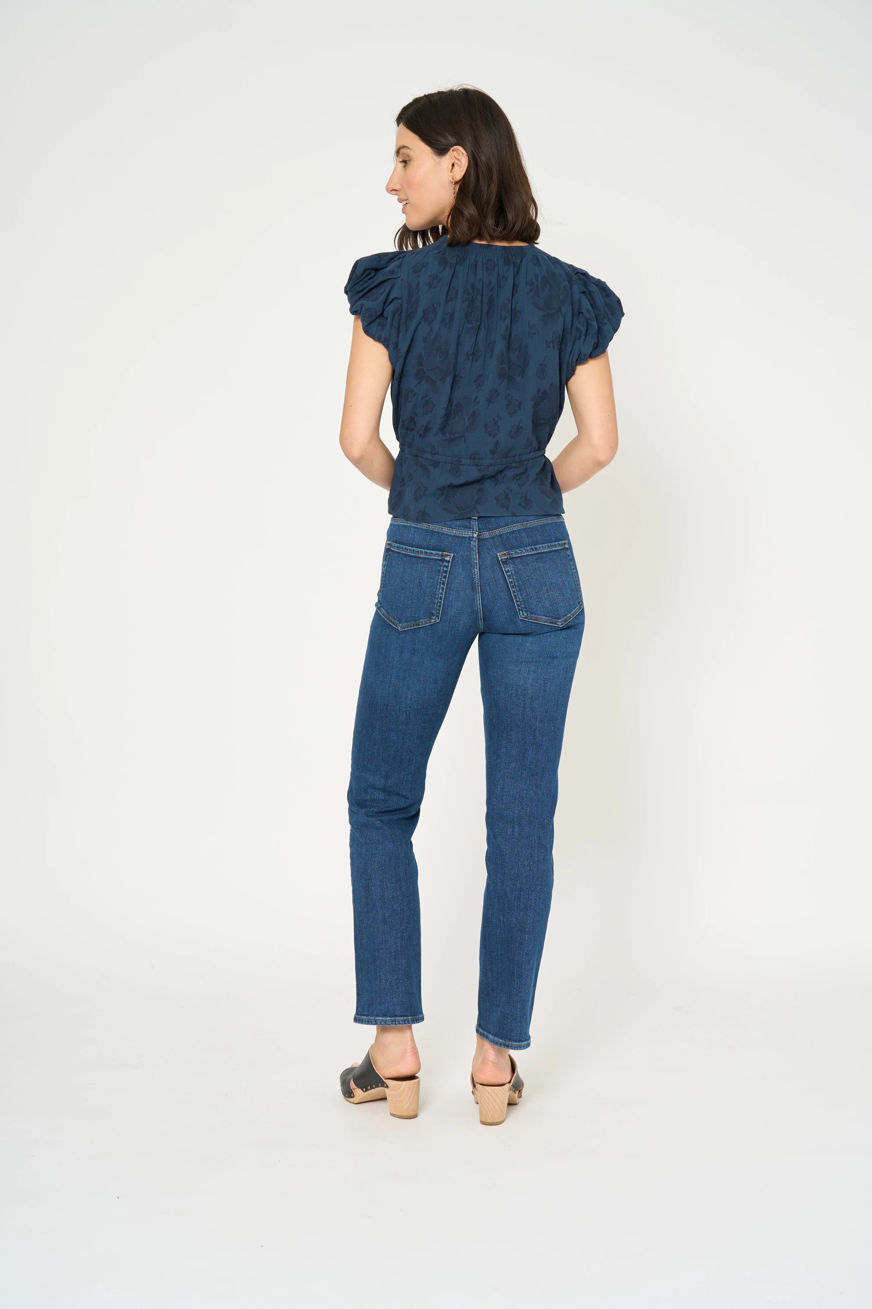 BLOUSE KAPRI - MARINE