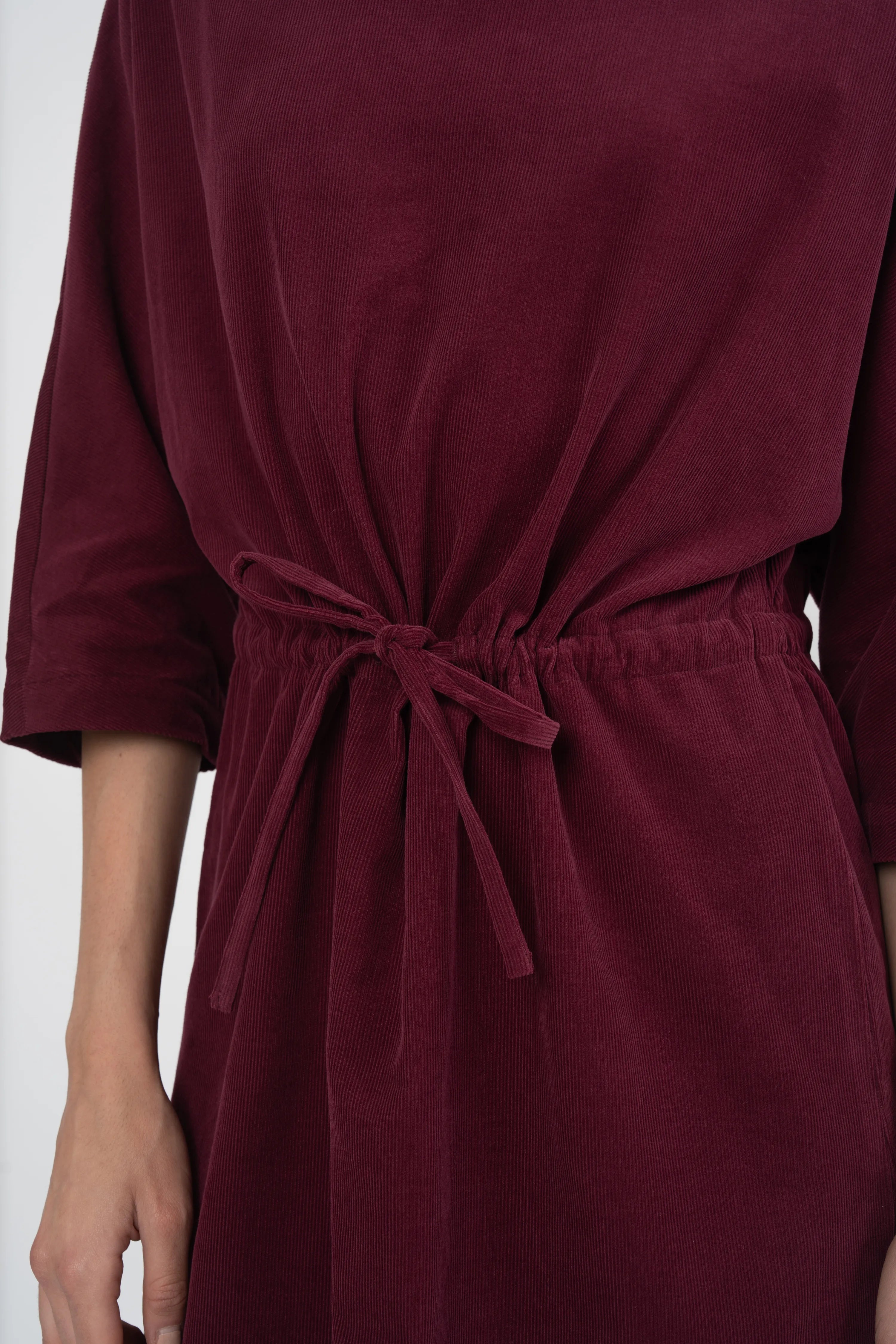 ROBE RENALDA - BURGUNDY