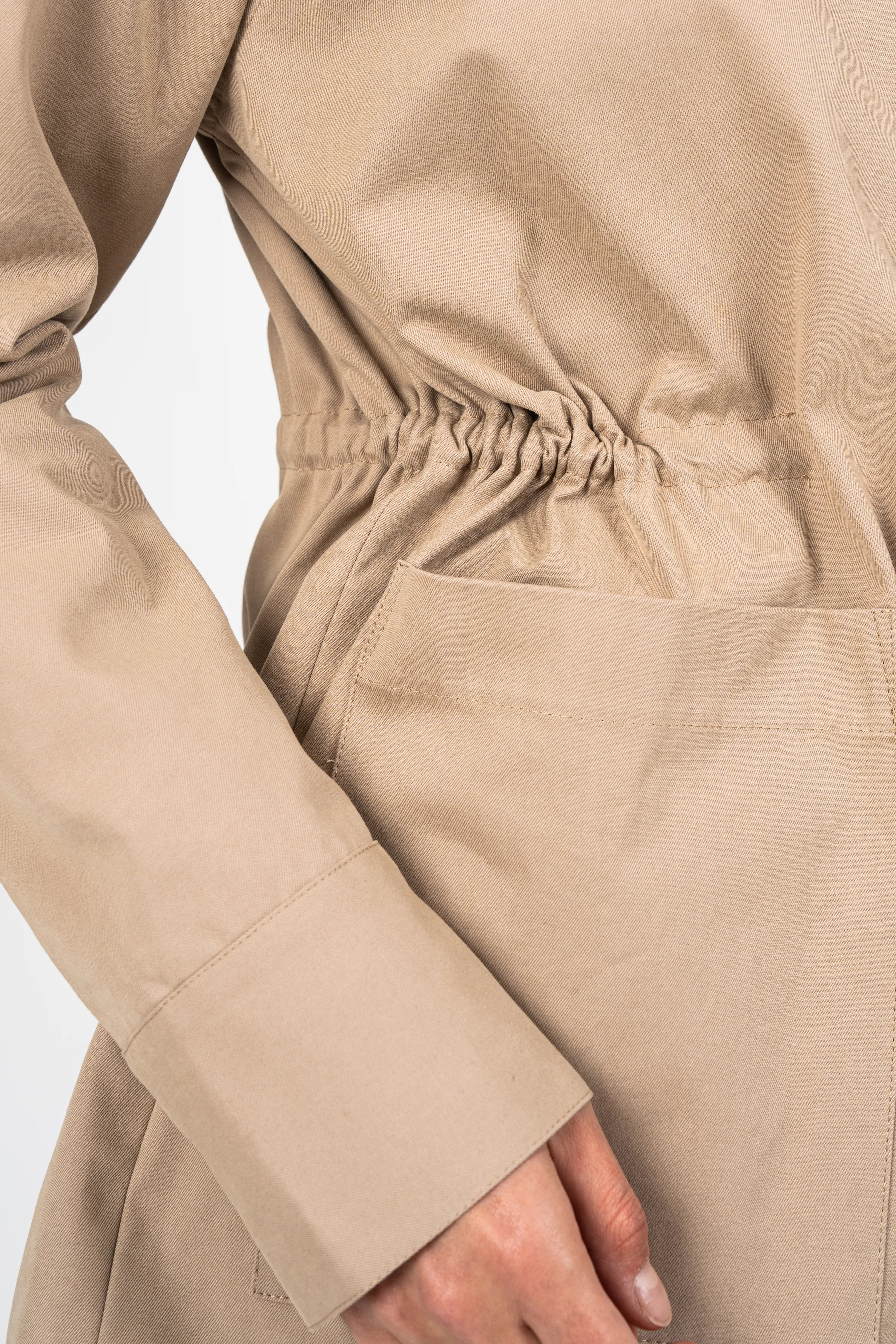 VESTE PIALA - TAUPE